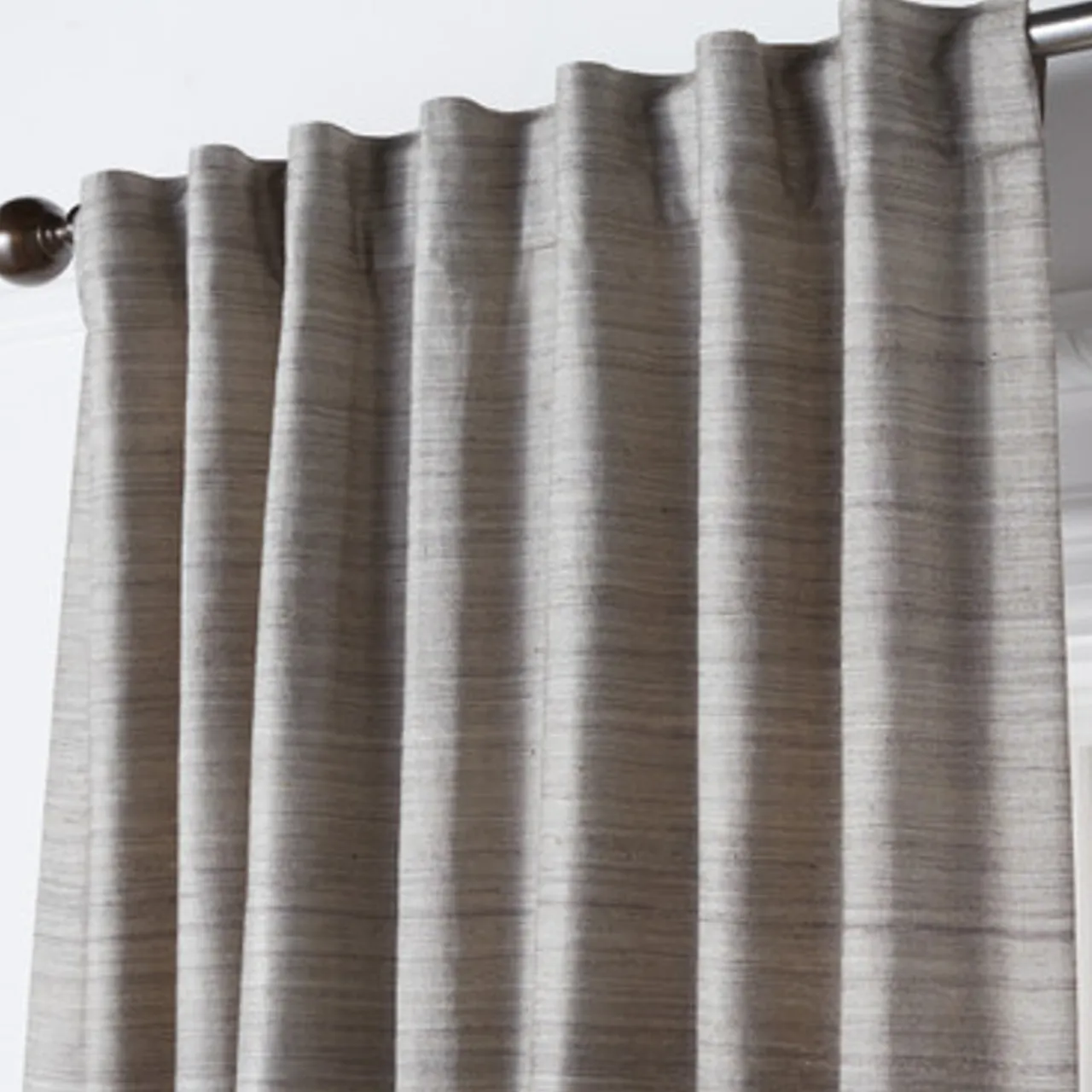 Z Gallerie Aiya Silk Grey - Custom> Solid Window Panels | Custom Window Panels