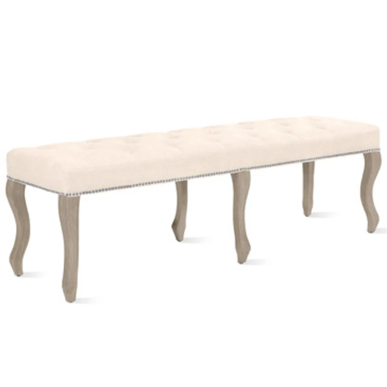 Z Gallerie Archer Bench - Natural Grey> Dining Bench & Stools