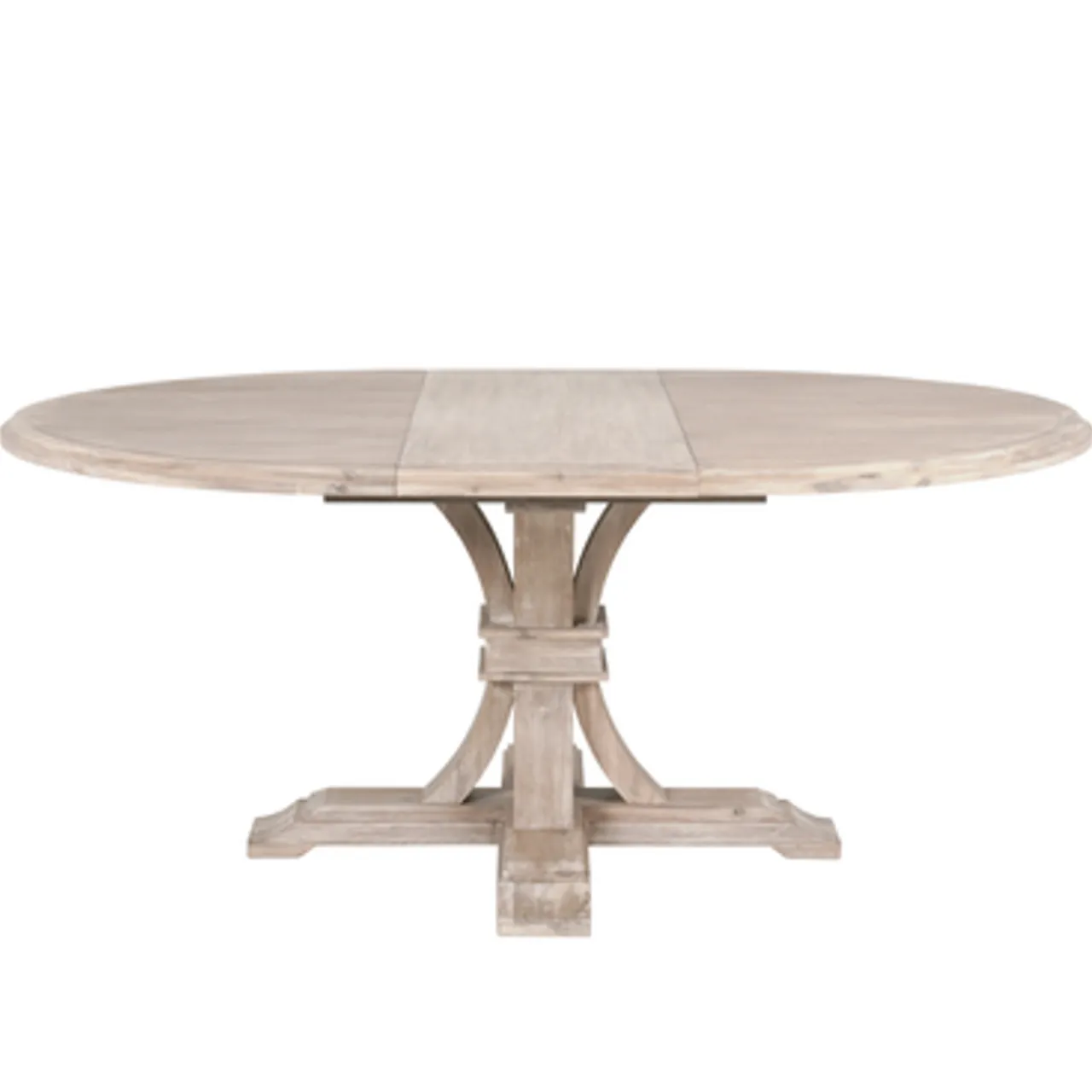 Z Gallerie Archer Extending Pedestal Table> Extendable & Functional | Round & Oval Table