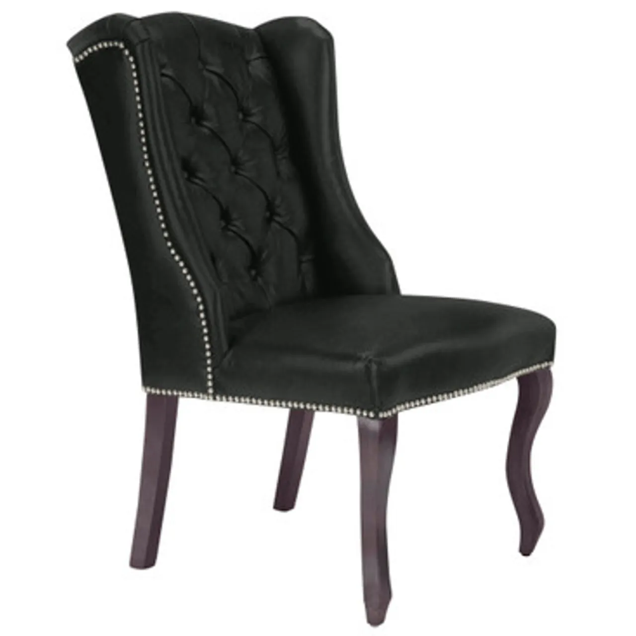 Z Gallerie Archer Leather Dining Chair - Espresso> Dining Chairs