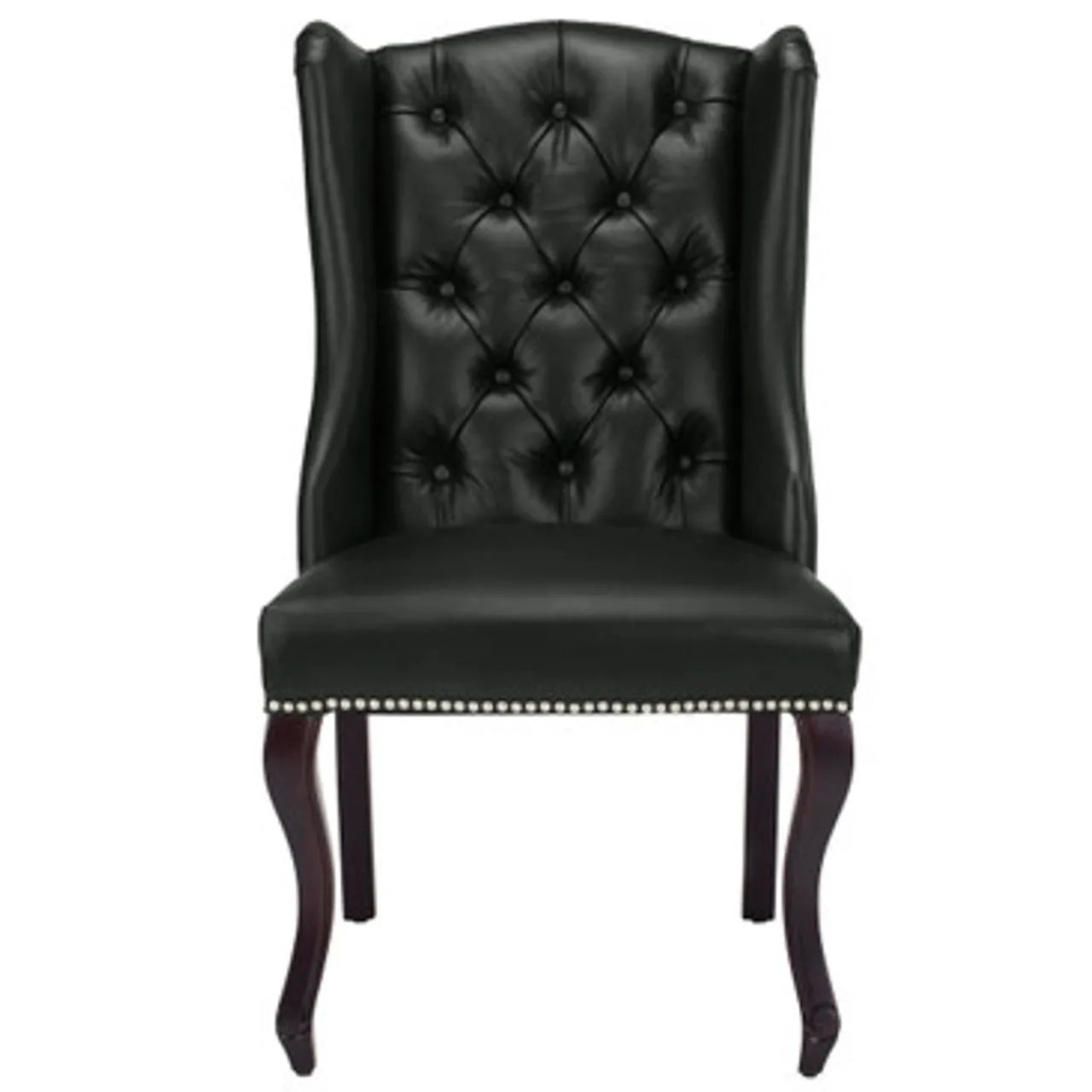 Z Gallerie Archer Leather Dining Chair - Espresso> Dining Chairs