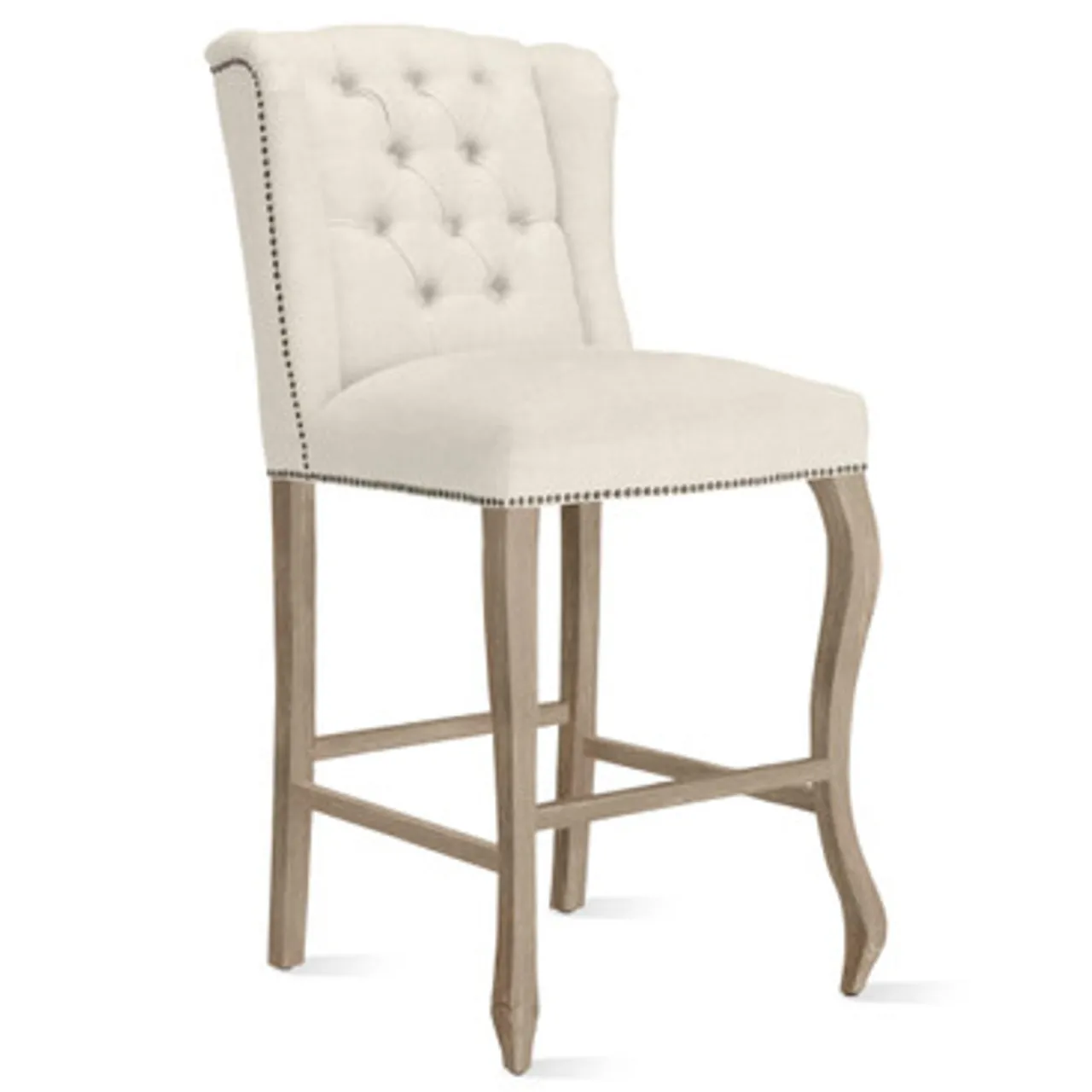 Z Gallerie Archer Stool - Natural Grey> Dining Chairs