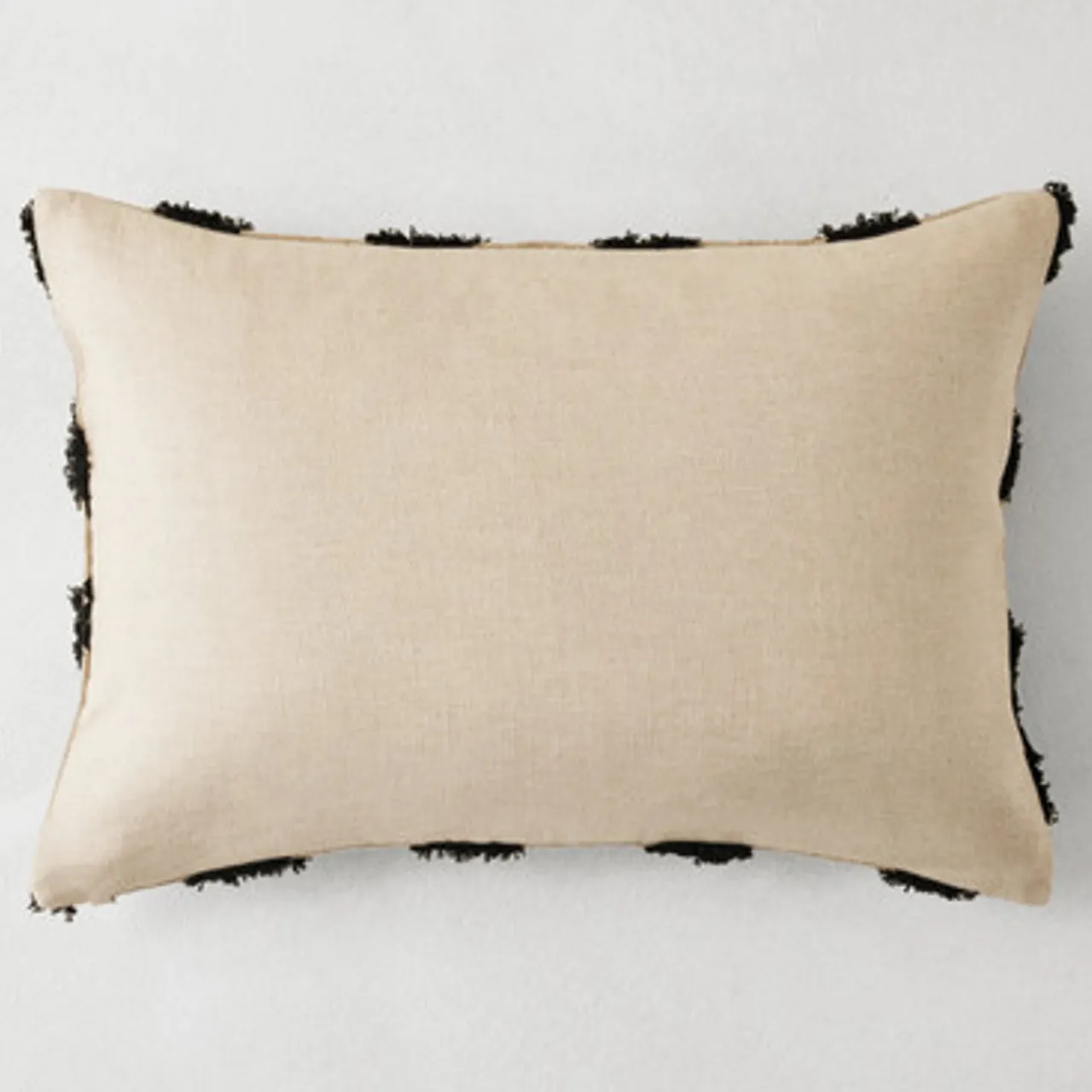 Z Gallerie Barton Lumbar Pillow - Black> Textile Sale | Patterned Pillows