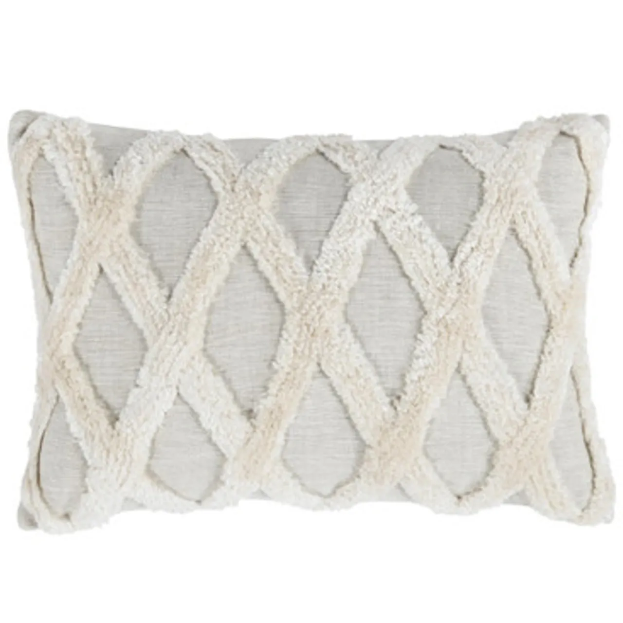 Z Gallerie Barton Lumbar Pillow - Ivory> Textile Sale | Patterned Pillows