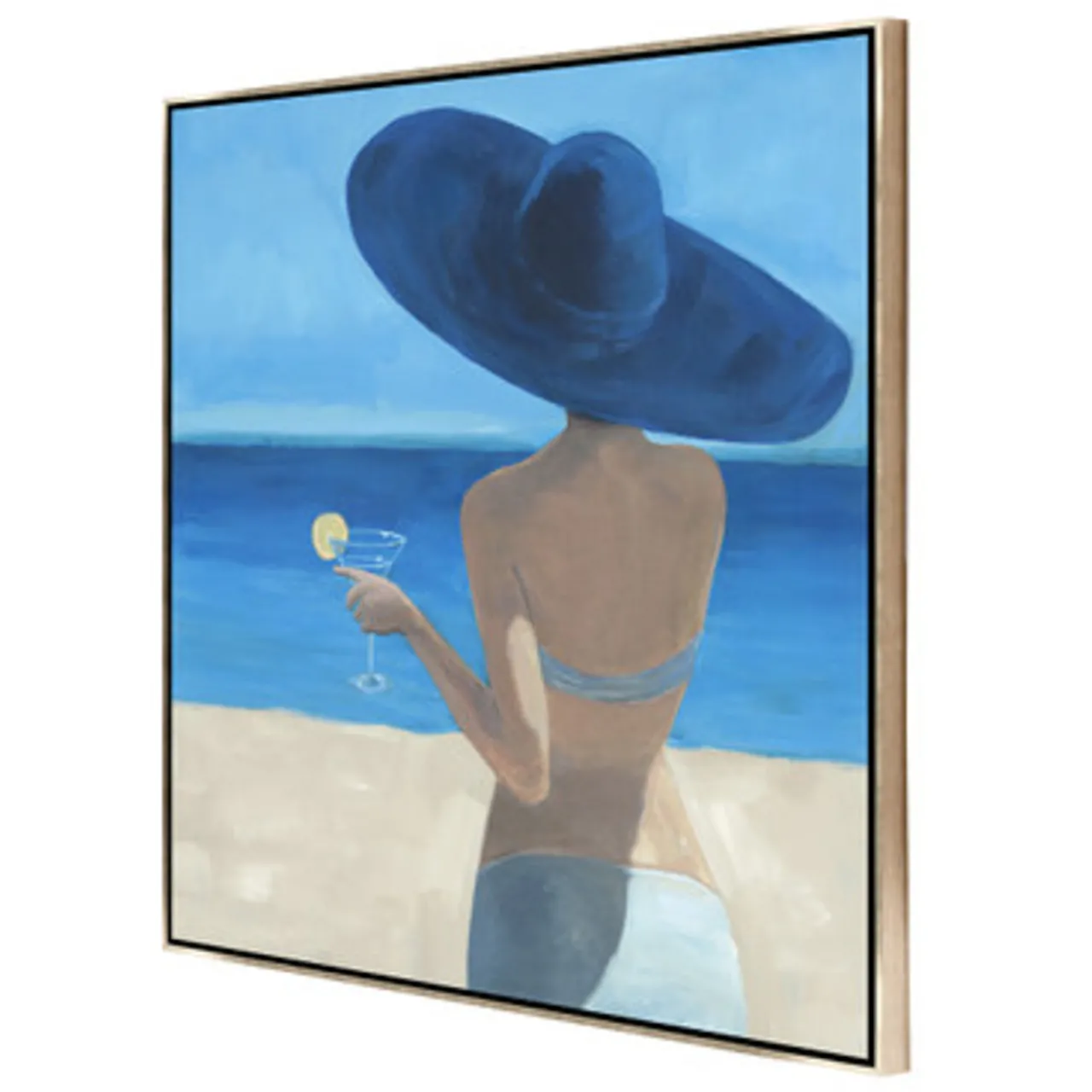 Z Gallerie Beach Girl> Framed Art | Canvas