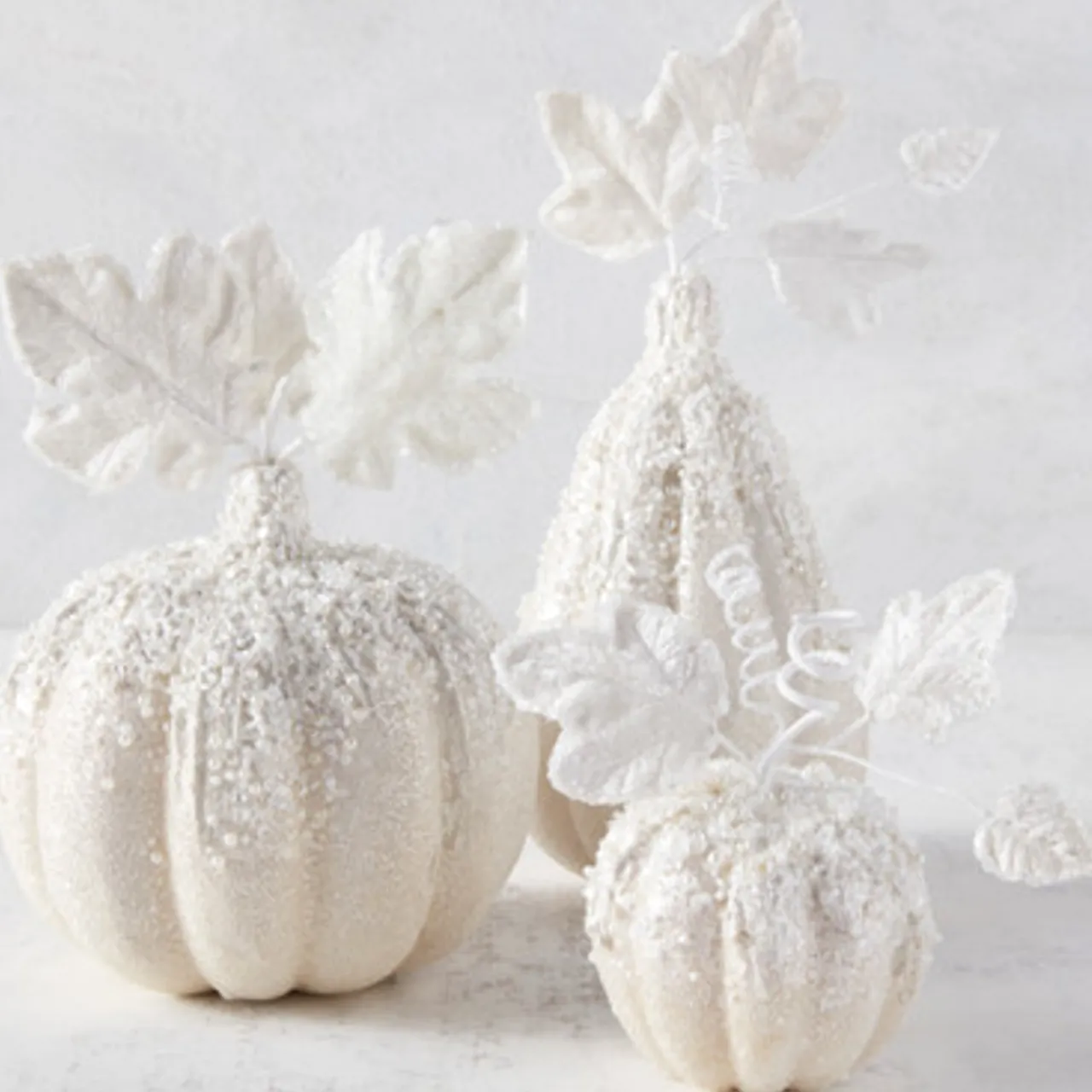 Z Gallerie Beaded Pumpkins and Gourd> Décor | Décor Sale