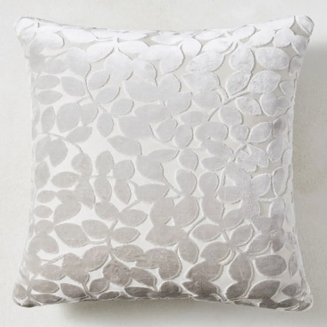 Z Gallerie Botanical Pillow 20" - Silver> Textile Sale | Patterned Pillows