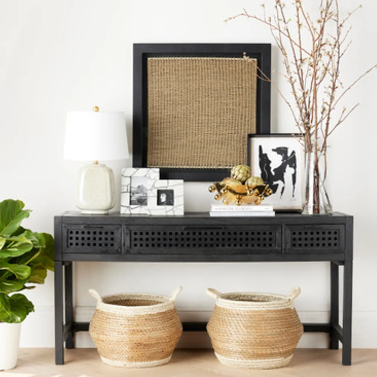 Z Gallerie Brysen Console Table> Cabinets & Shelving