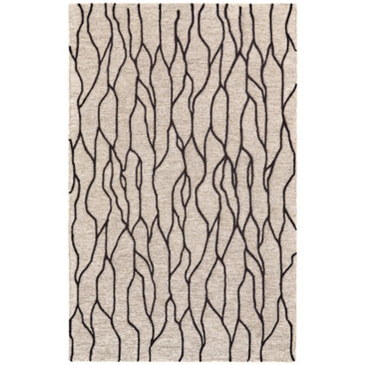 Z Gallerie Cavallari Rug - Black/Taupe> Pattern Rugs | Living Room Rugs