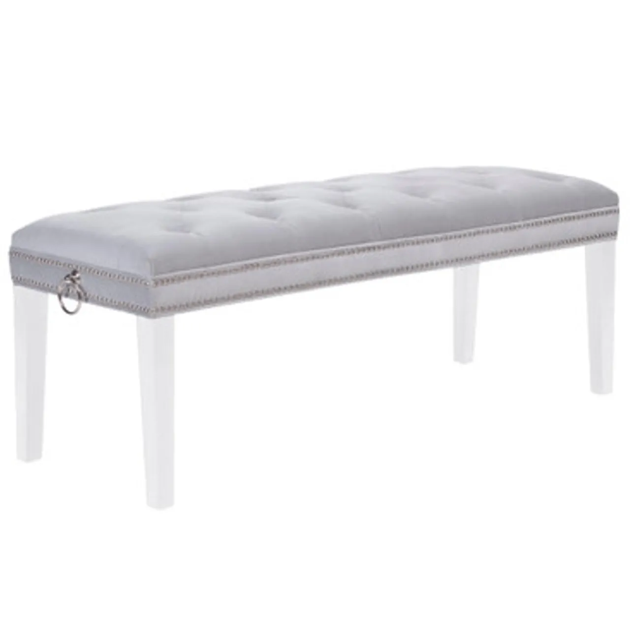 Z Gallerie Charlotte Bench - High Gloss White> Dining Bench & Stools