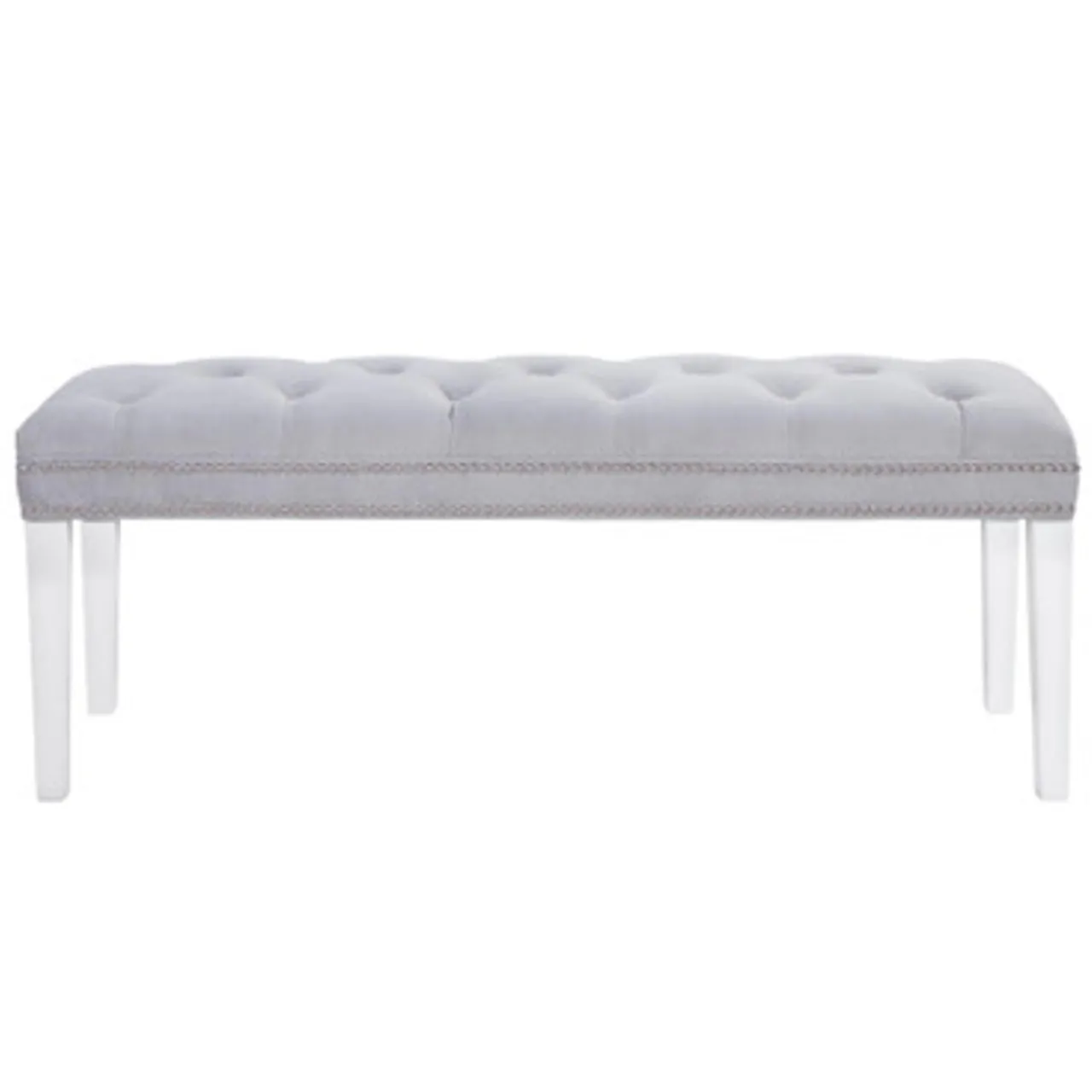 Z Gallerie Charlotte Bench - High Gloss White> Dining Bench & Stools