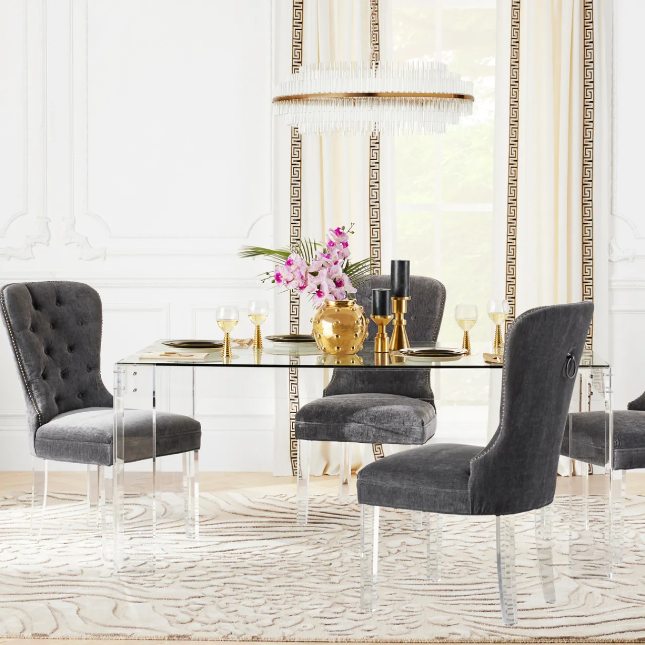 Z Gallerie Charlotte Dining Chair - Acrylic> Dining Chairs