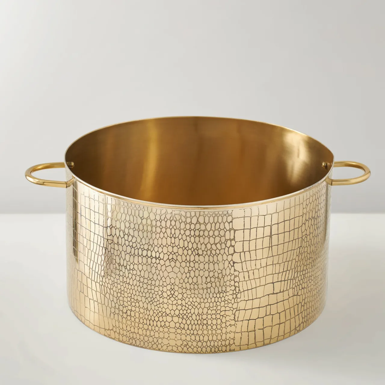 Z Gallerie Croc Embossed Wine Bucket> Décor Sale | Living Room Decor