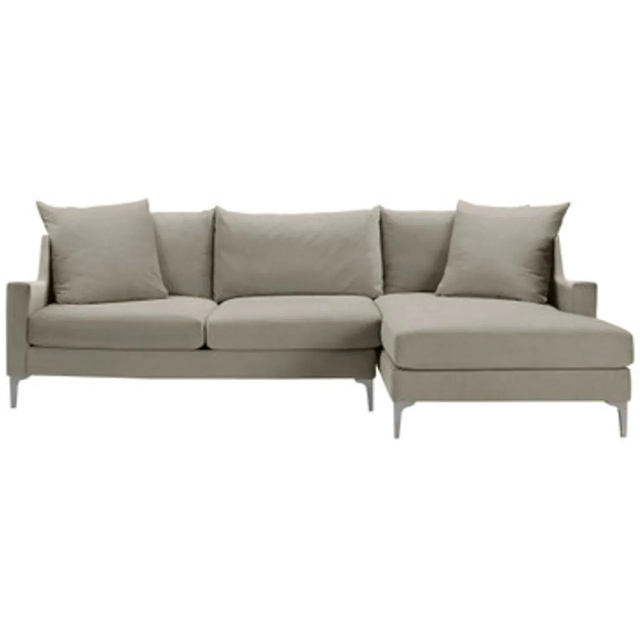 Z Gallerie Details Slope Arm Chaise Sectional - 2PC> Sofas | Sectionals