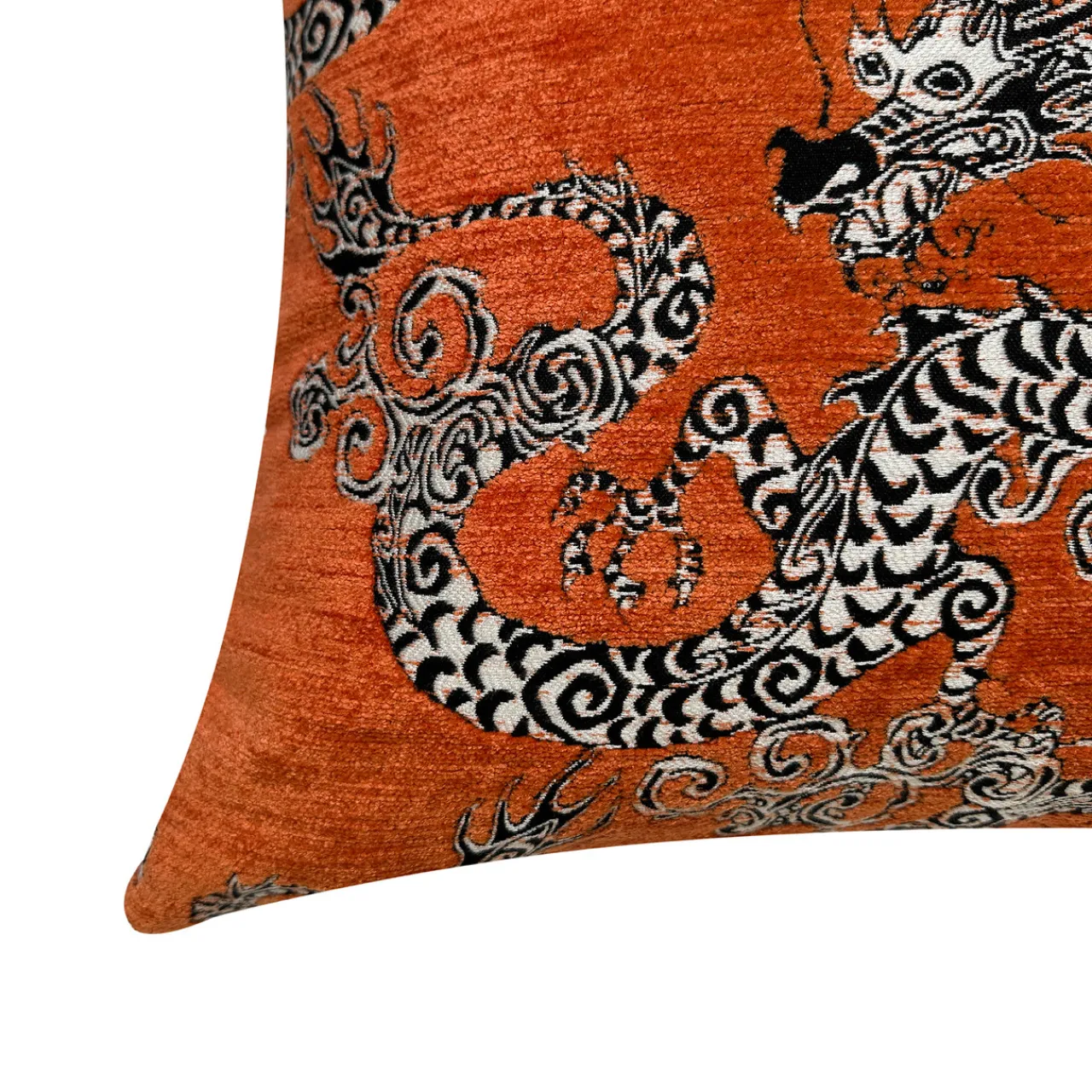 Z Gallerie Dragonette Pillow 20" - Orange> Textile Sale | Novelty Pillows