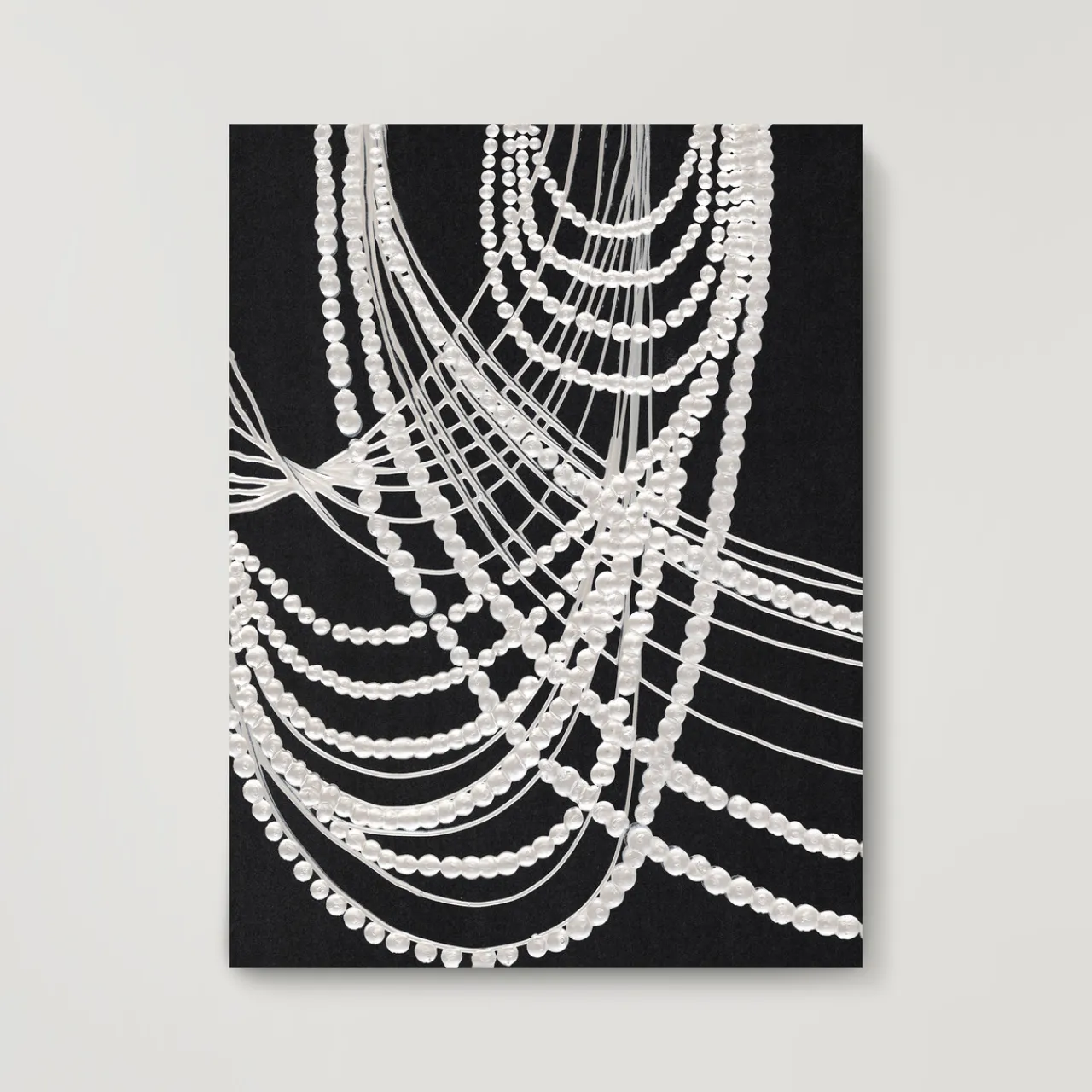 Z Gallerie Dripping Pearls> Hand Painted | Canvas