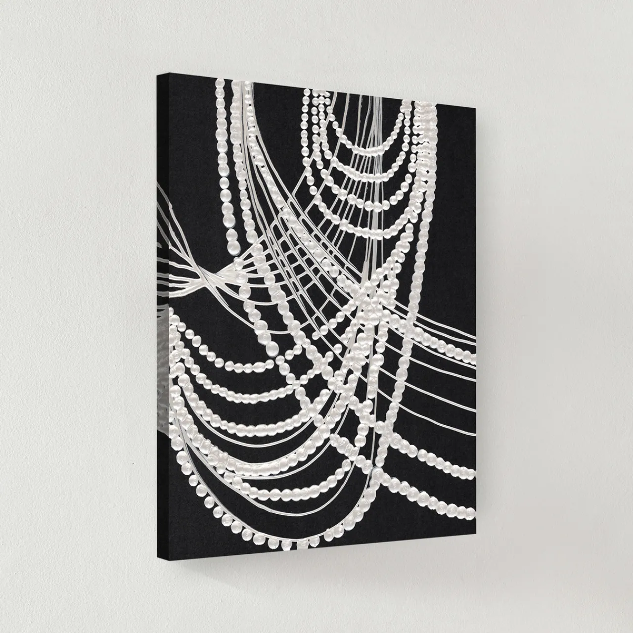 Z Gallerie Dripping Pearls> Hand Painted | Canvas