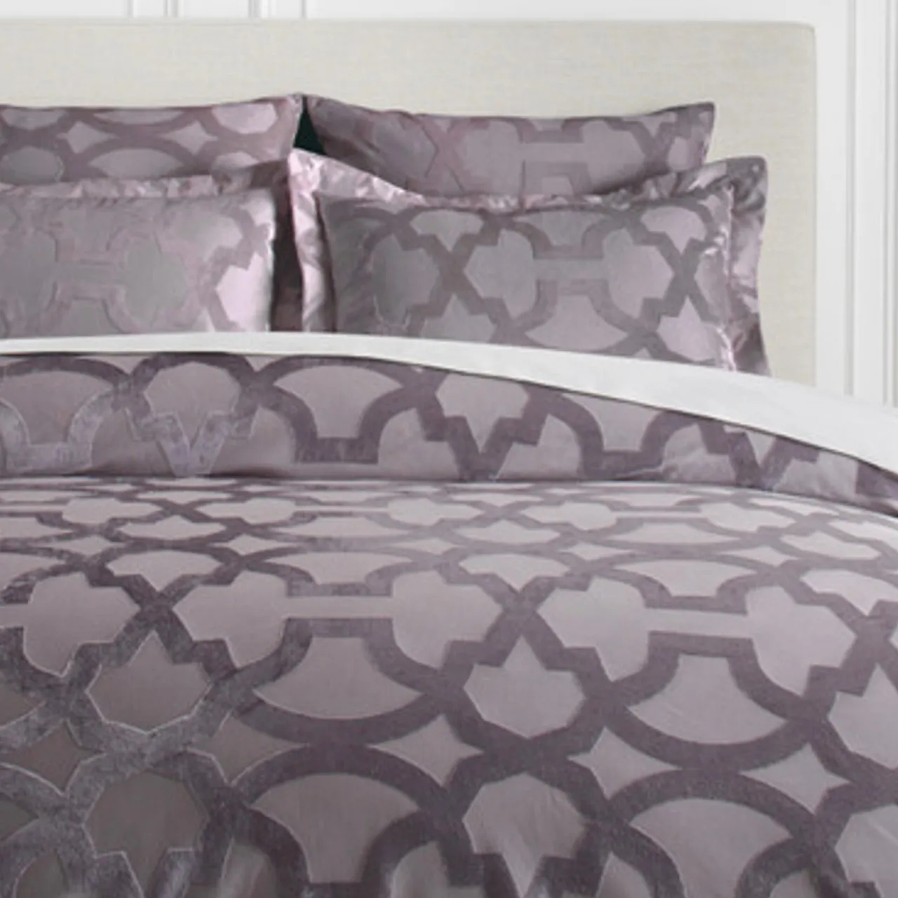 Z Gallerie Edessa Bedding - Amethyst> Textured Bedding | Velvet Bedding