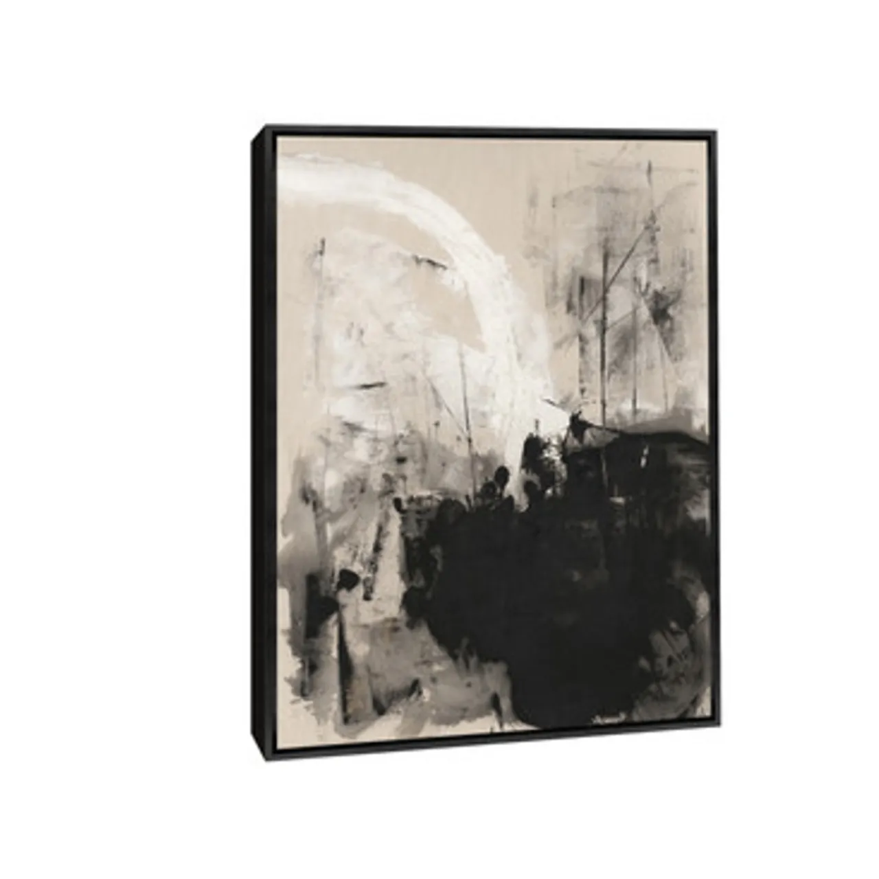 Z Gallerie Eleven> Canvas | Black