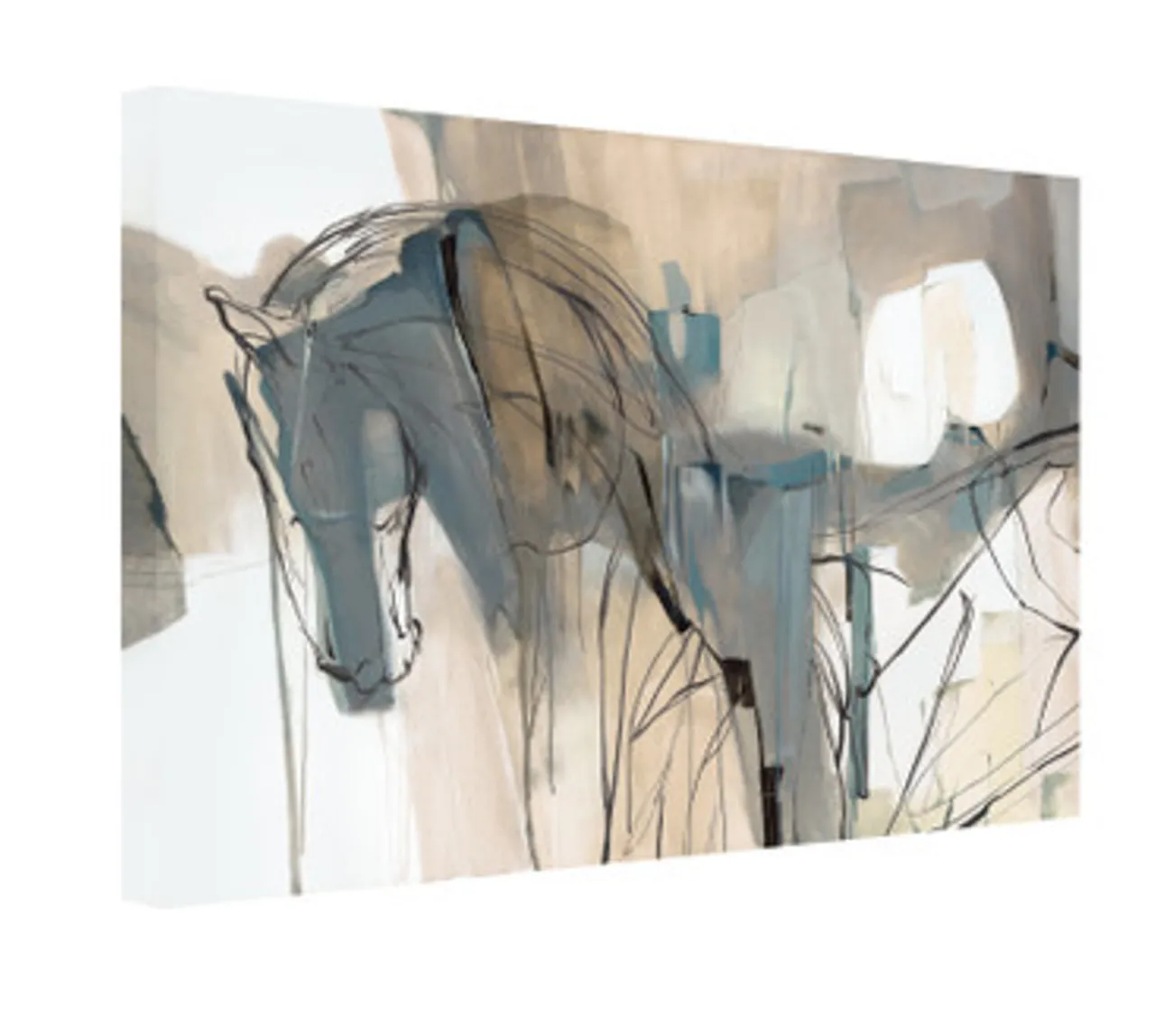 Z Gallerie Equine II> Canvas | Grey