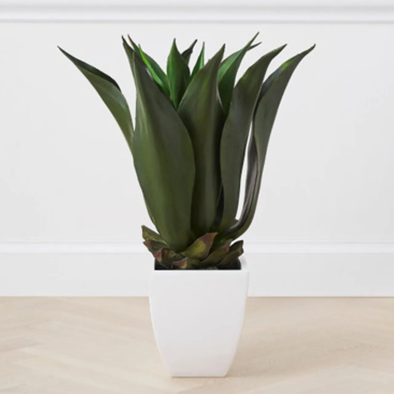 Z Gallerie Faux Agave Bush With Square Pot> Décor Sale | Floral