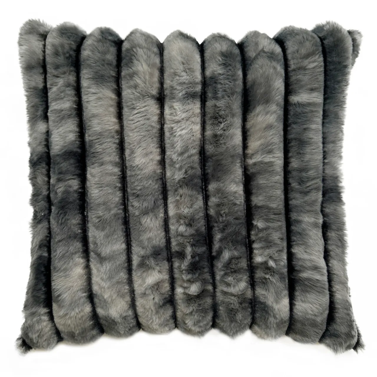 Z Gallerie Fur Channel 20" -  Charcoal> Textile Sale | Faux Fur Pillows