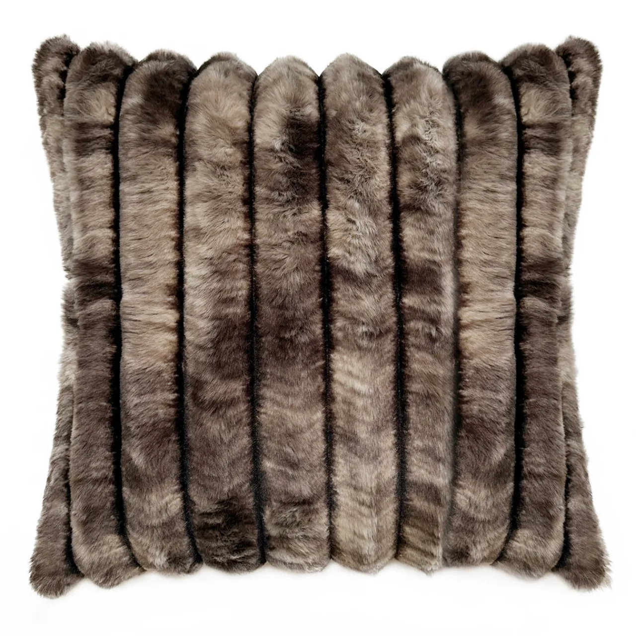 Z Gallerie Fur Channel 20" -  Chocolate> Textile Sale | Faux Fur Pillows