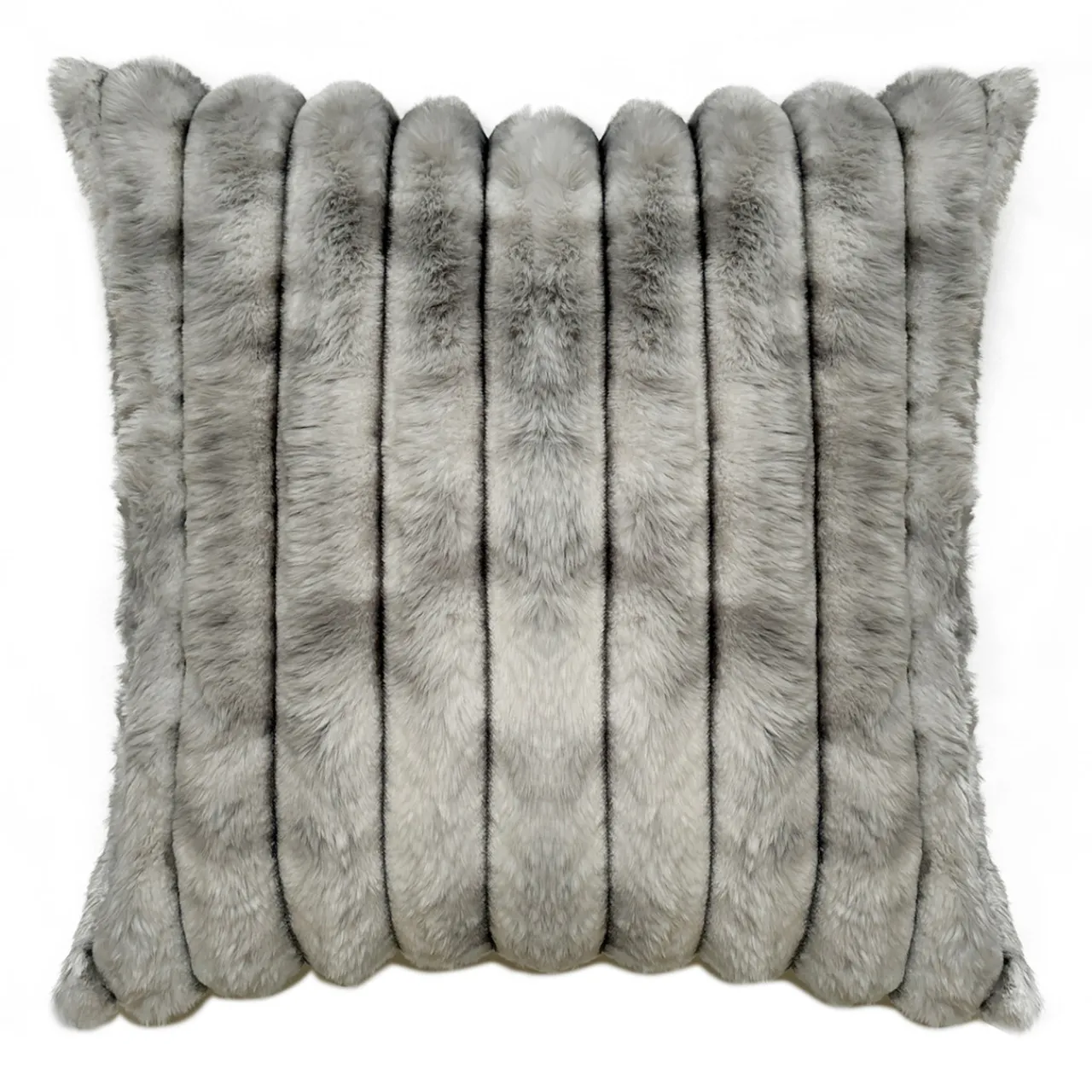 Z Gallerie Fur Channel 20" -  Platinum> Textile Sale | Faux Fur Pillows