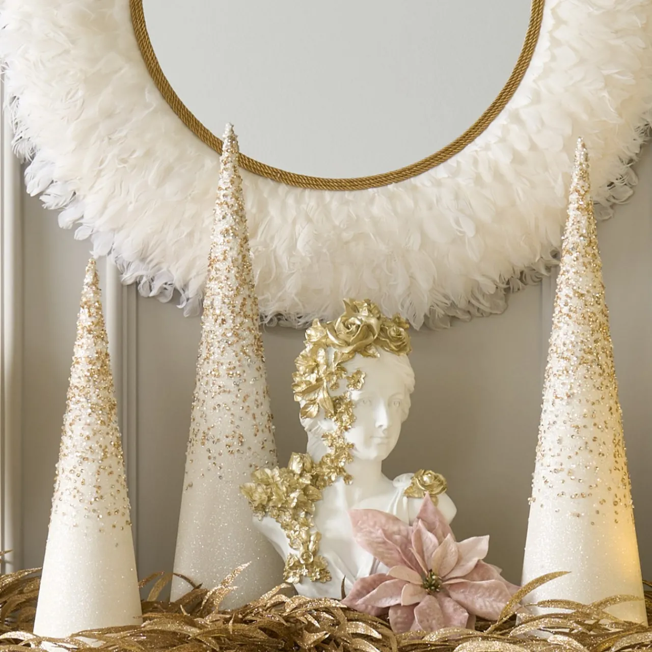 Z Gallerie Gold Floral Bust> Home Decor | Décor Sale