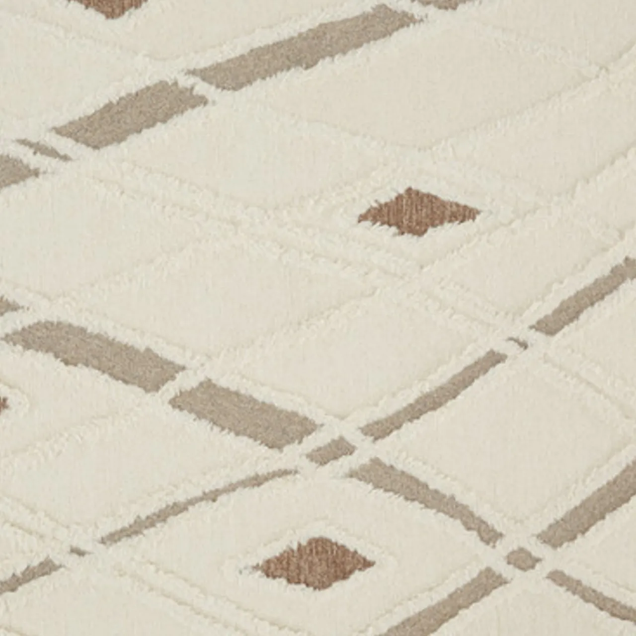 Z Gallerie Harlow Rug - Ivory/Brown> Modern Rugs | Pattern Rugs