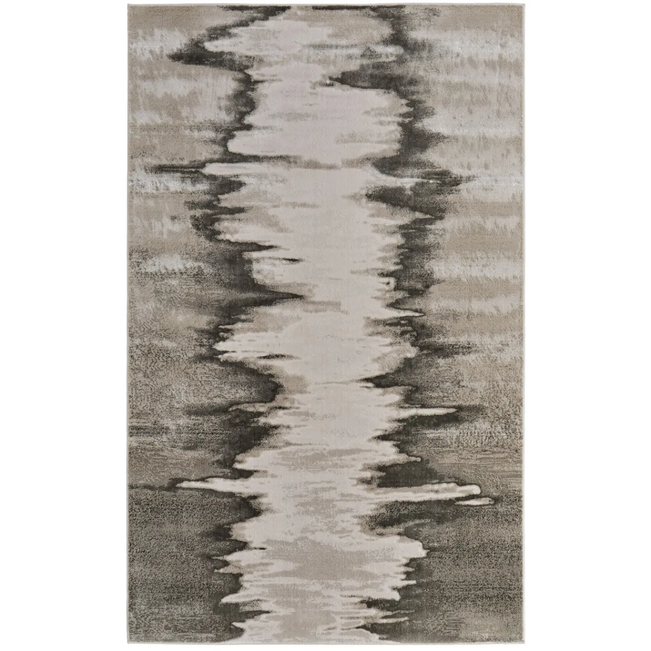 Z Gallerie Hoyt Rug - Ivory/Silver> Modern Rugs | Living Room Rugs