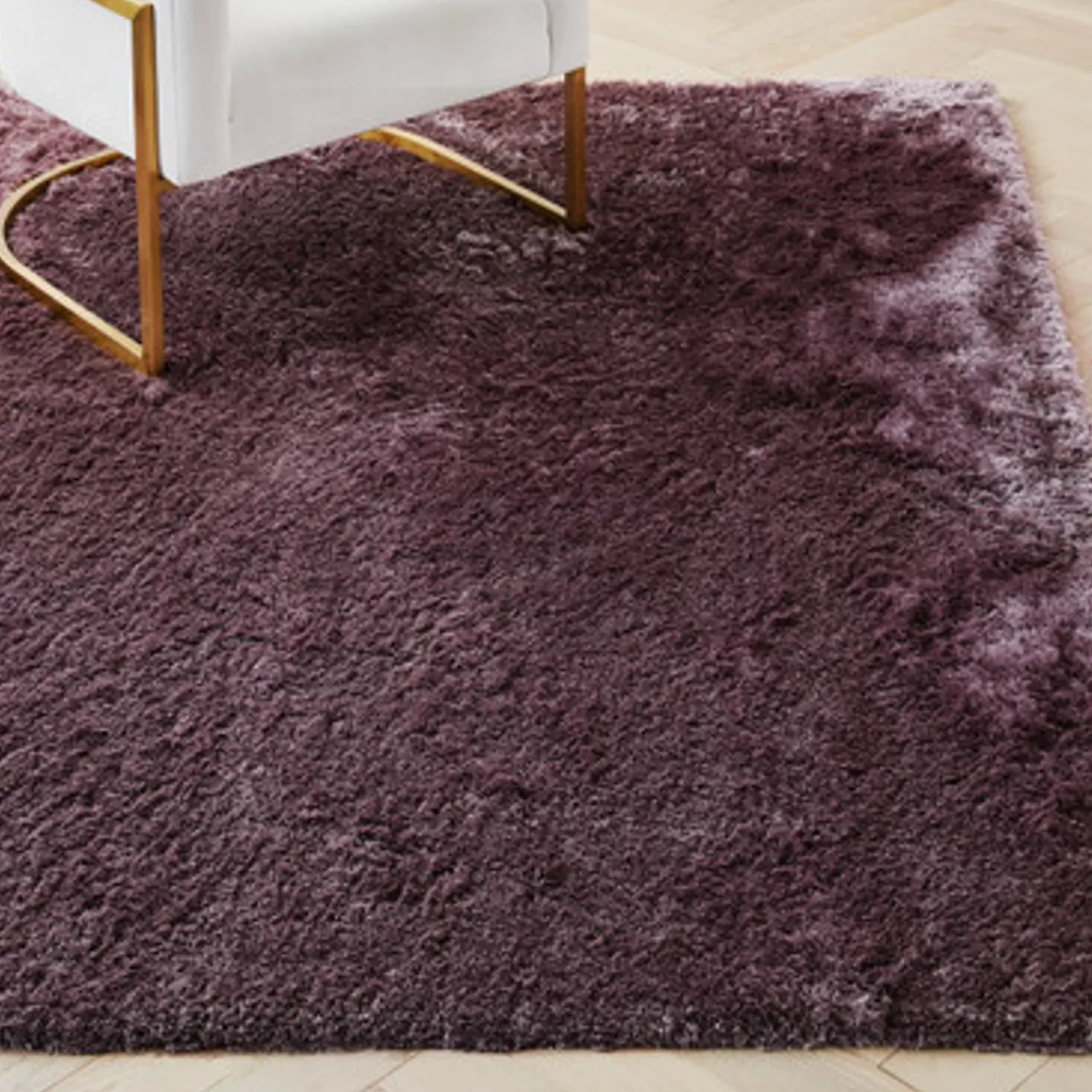 Z Gallerie Indochine Rug - Amethyst> Solid Rugs | Living Room Rugs