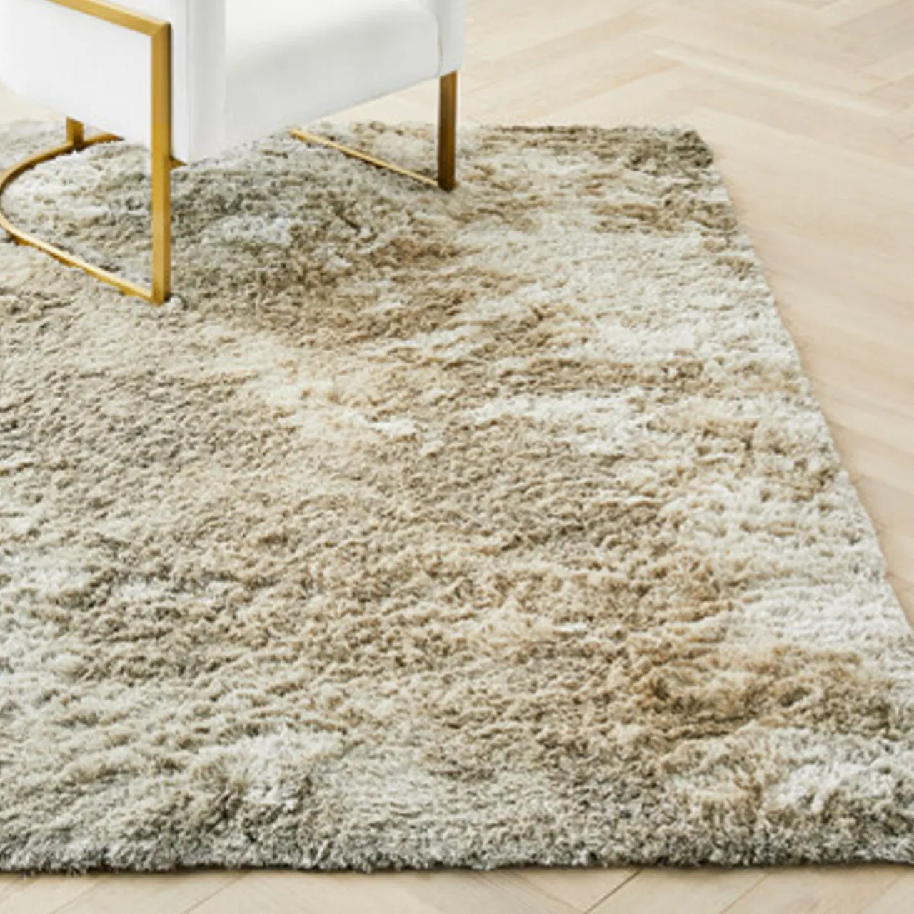 Z Gallerie Indochine Rug - Gold> Solid Rugs | Living Room Rugs