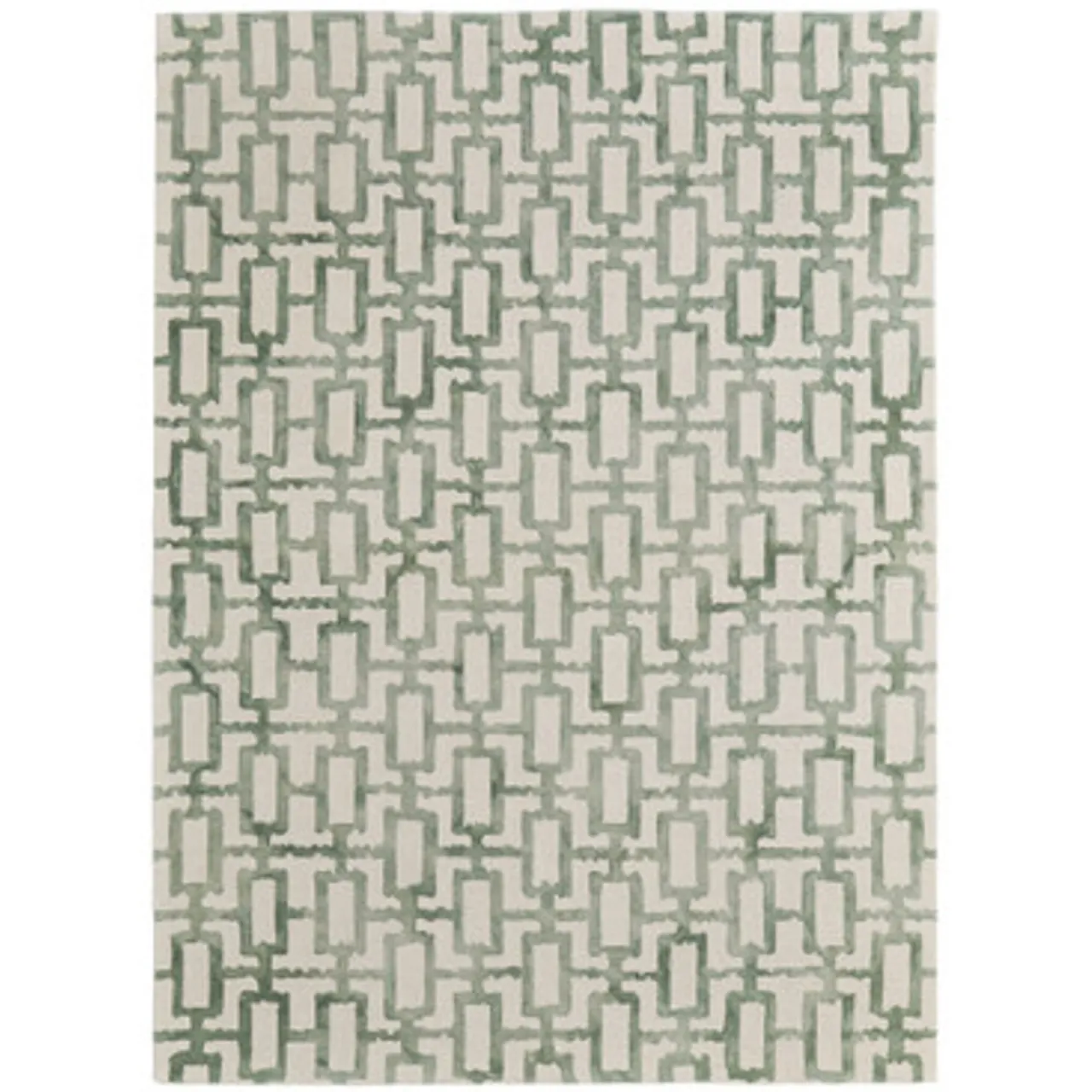 Z Gallerie Jacqueline Rug - Ivory/Green> Pattern Rugs | Living Room Rugs