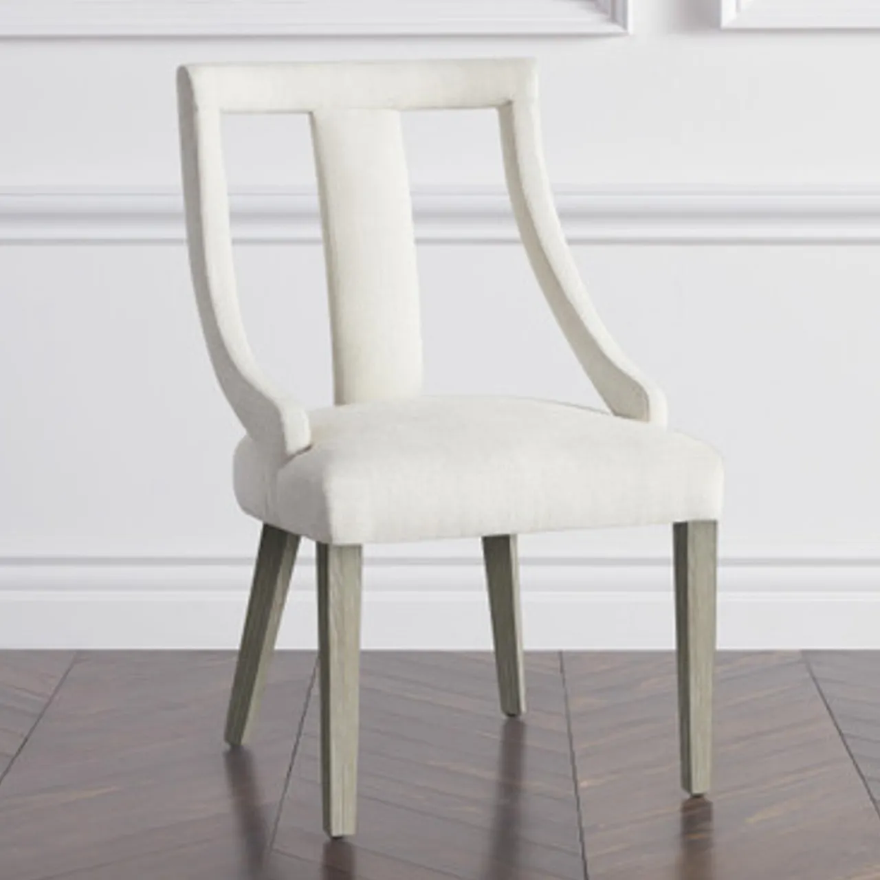 Z Gallerie Jade Dining Chair - Natural Grey> Dining Chairs