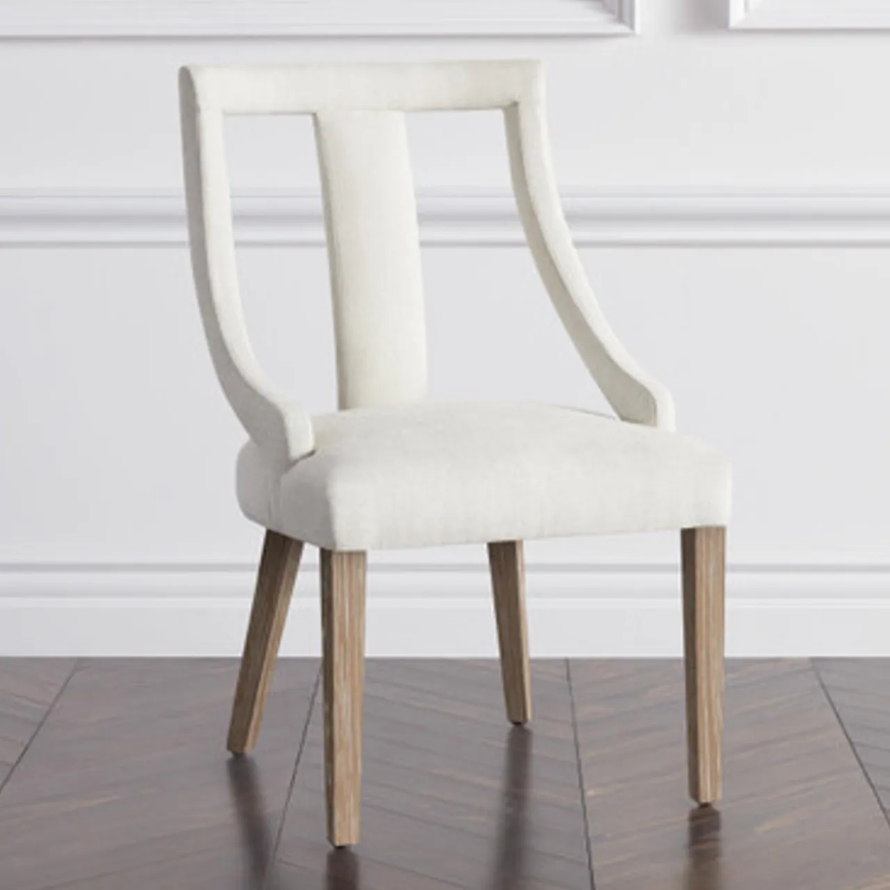 Z Gallerie Jade Dining Chair - Wash Oak> Dining Chairs