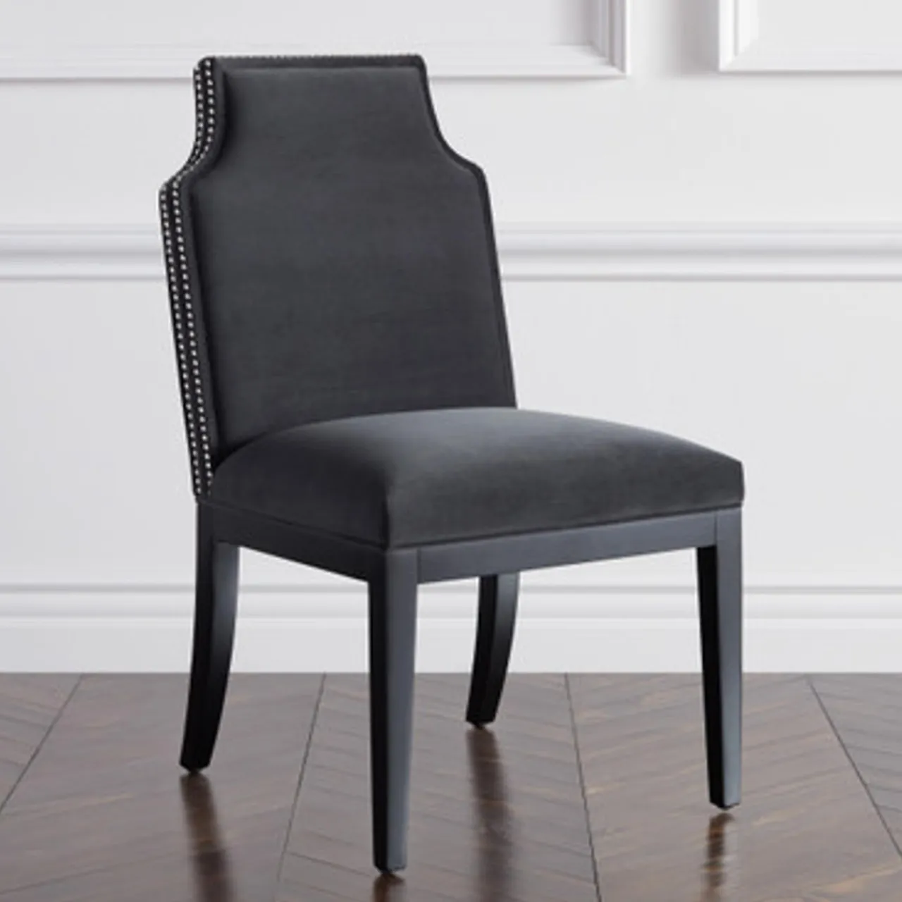 Z Gallerie Jasmine Dining Chair - Matte Black> Dining Chairs