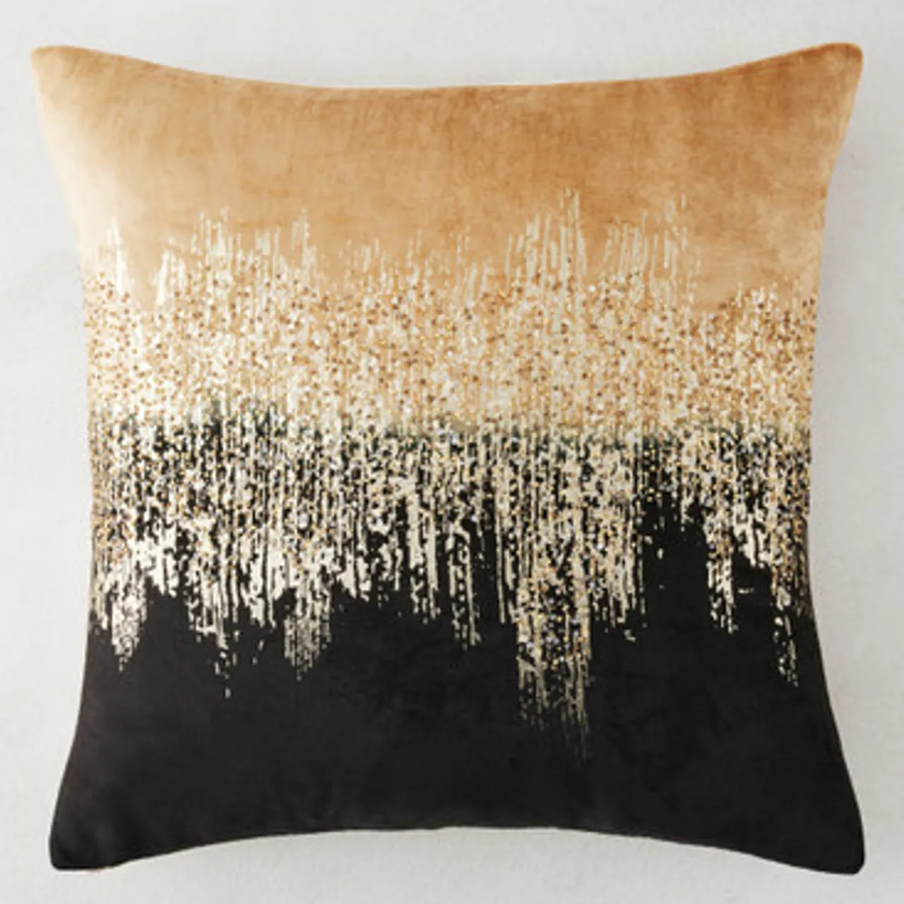 Z Gallerie Joie De Vivre Pillow 22" - Gold/Black> Textile Sale | Patterned Pillows