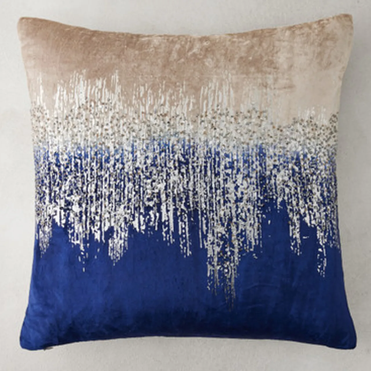 Z Gallerie Joie De Vivre Pillow 22" - Sapphire> Textile Sale | Patterned Pillows