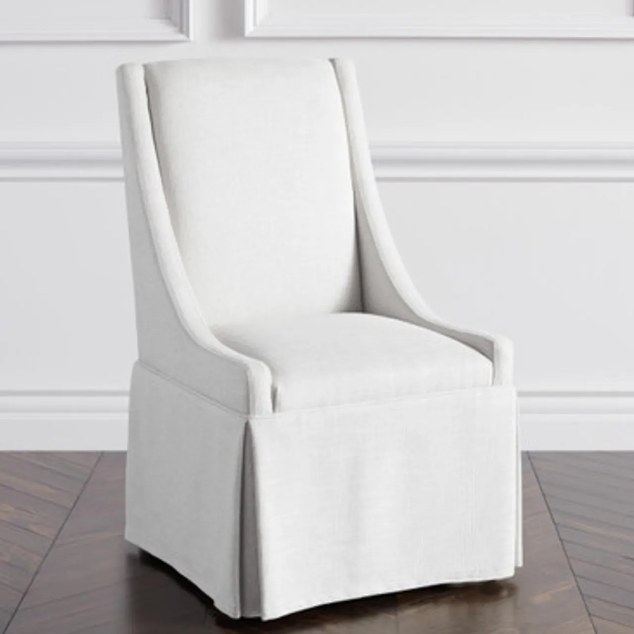 Z Gallerie Kendall Skirted Dining Chair> Dining Chairs