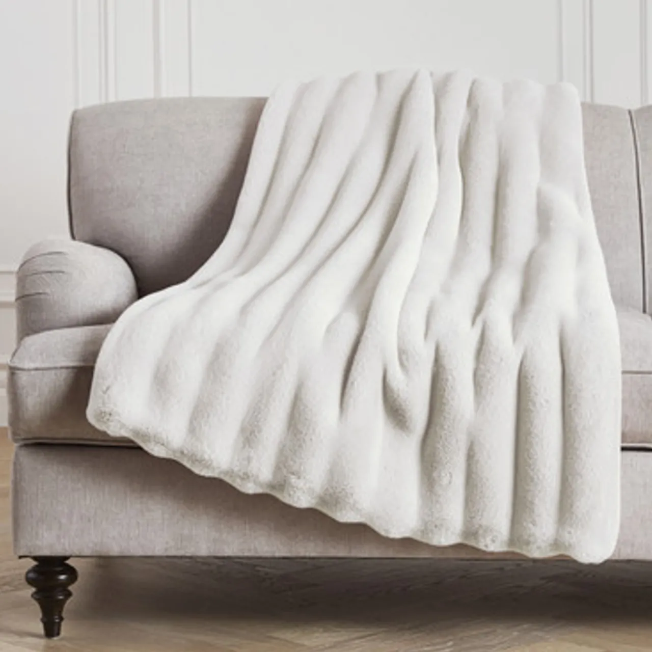 Z Gallerie Kira Throw - Ivory> Solid Throws | Textile Sale