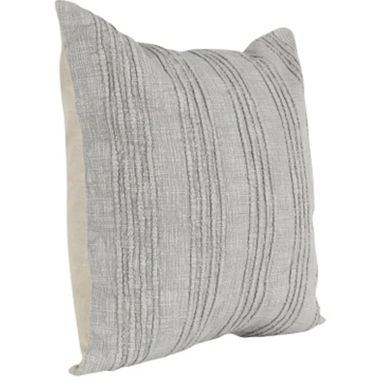 Z Gallerie Kyrie Pillow 22" - Grey> Textile Sale | Solid Pillows