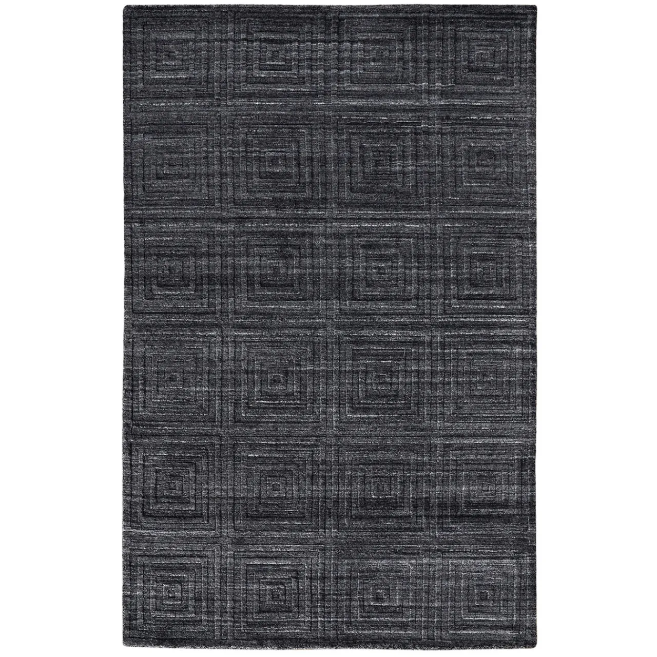 Z Gallerie Landry Rug - Charcoal> Modern Rugs | Pattern Rugs