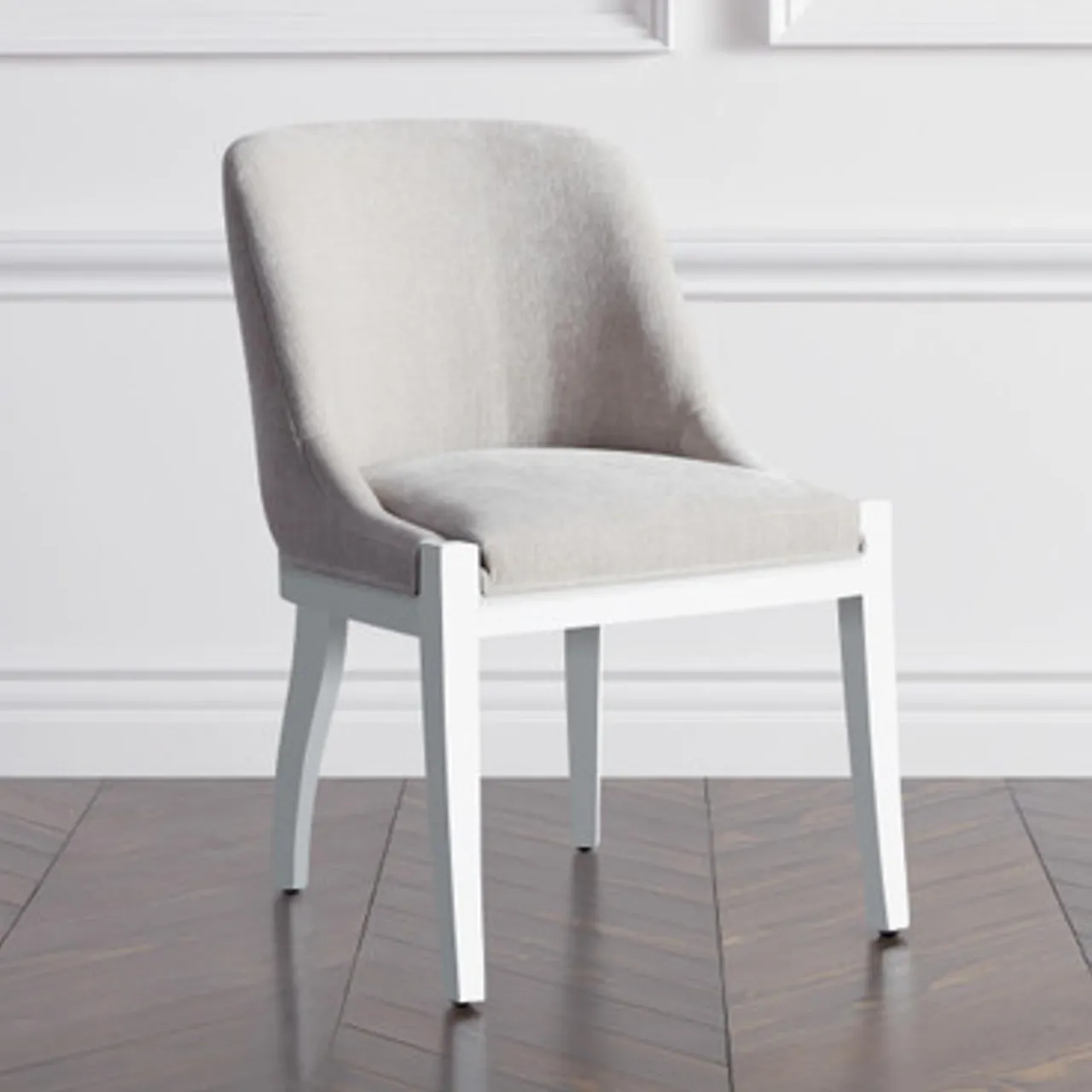 Z Gallerie Lily Dining Chair - High Gloss White> Dining Chairs