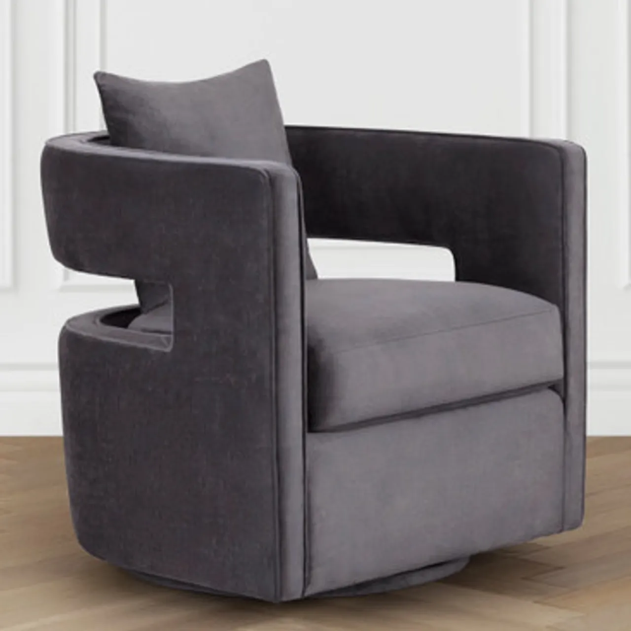 Z Gallerie Lottie Swivel Chair> Accent Chairs