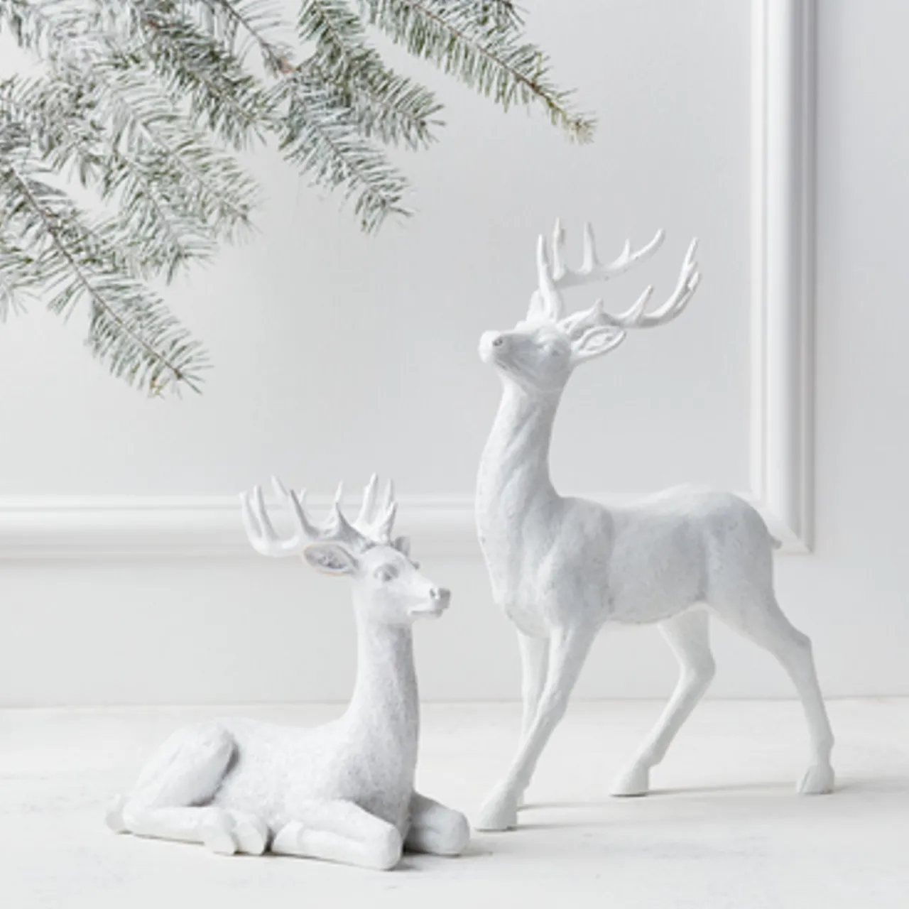 Z Gallerie Majestic Deer - 8"H & 14"H> Décor