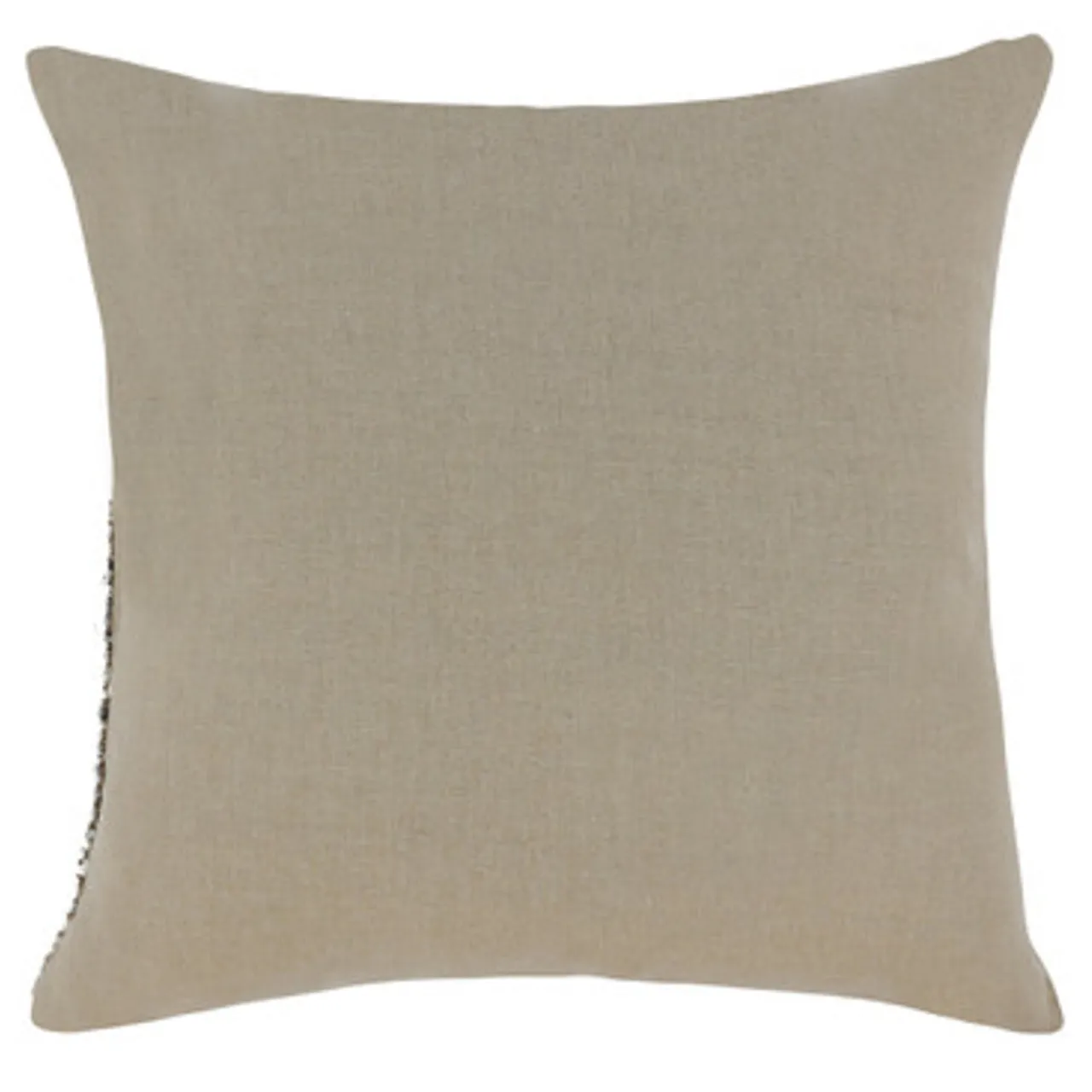 Z Gallerie Malek Pillow 24" - Black/Ivory> Textile Sale | Solid Pillows