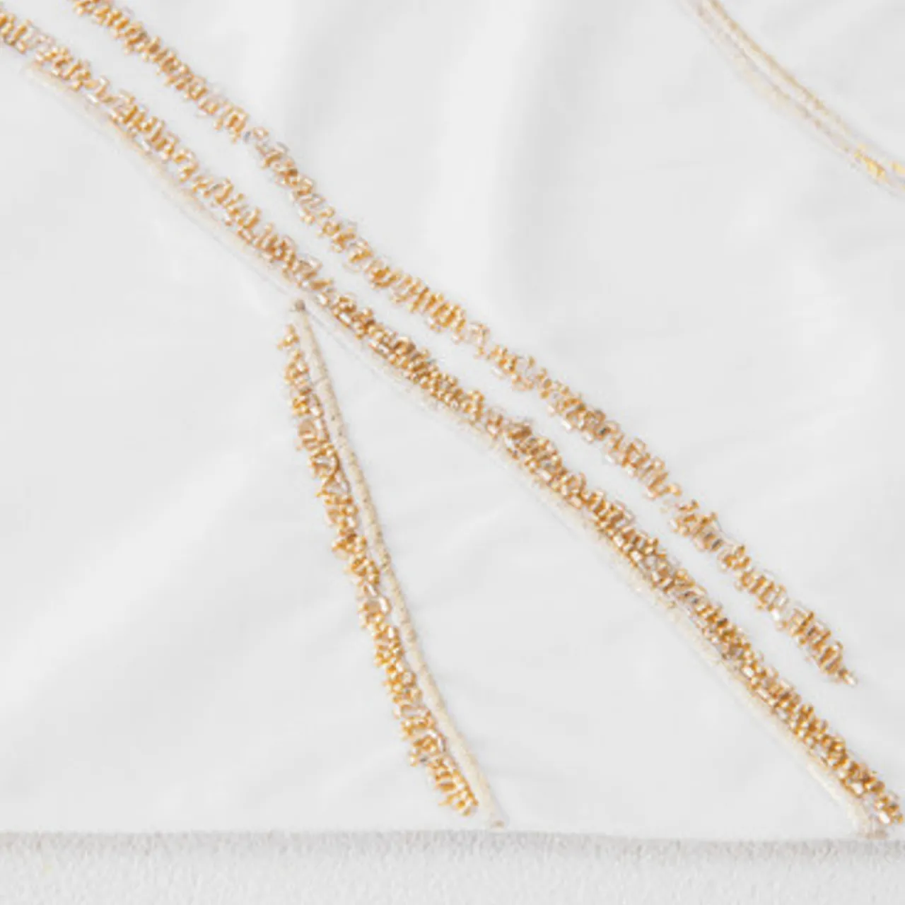 Z Gallerie Marble Beaded Runner> Tabletop Sale | Table Linens