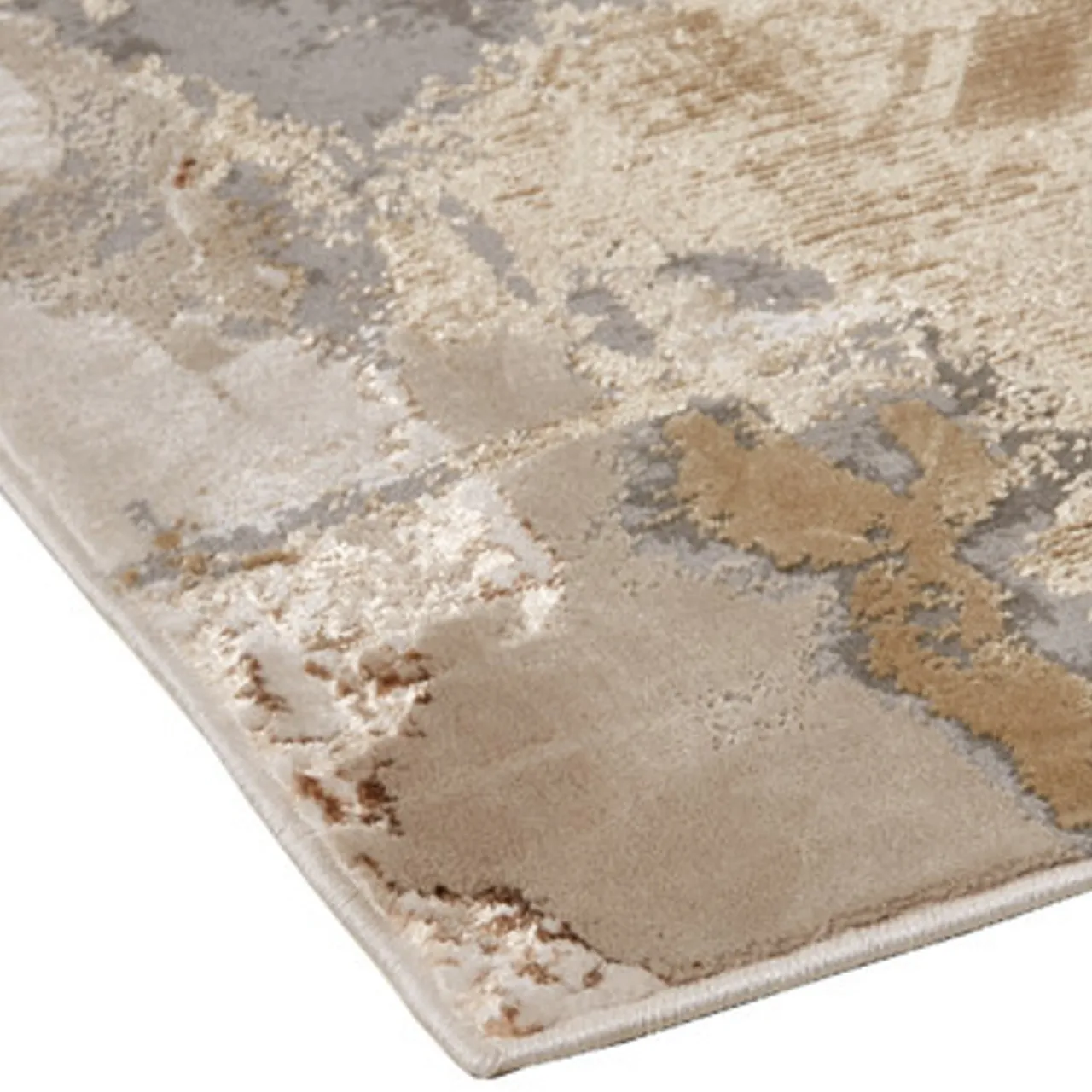 Z Gallerie Mayra Rug - Gold/Beige> Modern Rugs | Pattern Rugs