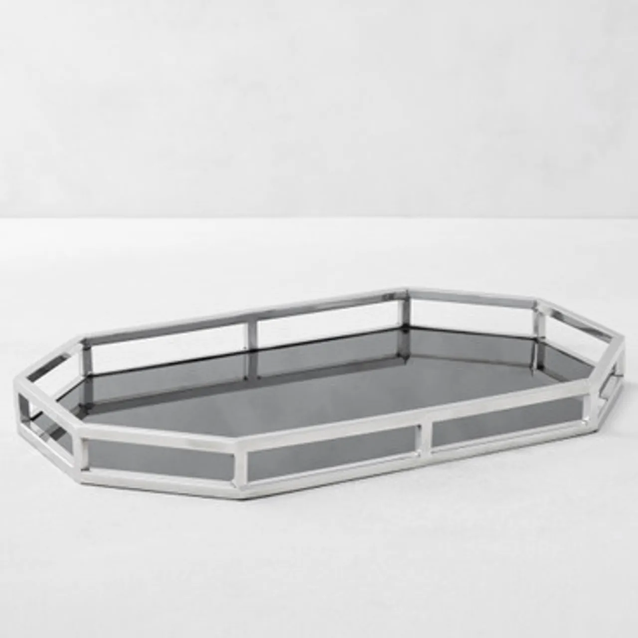 Z Gallerie Metropolitan Tray - Hexagon> Barware & Entertaining | Tabletop Sale